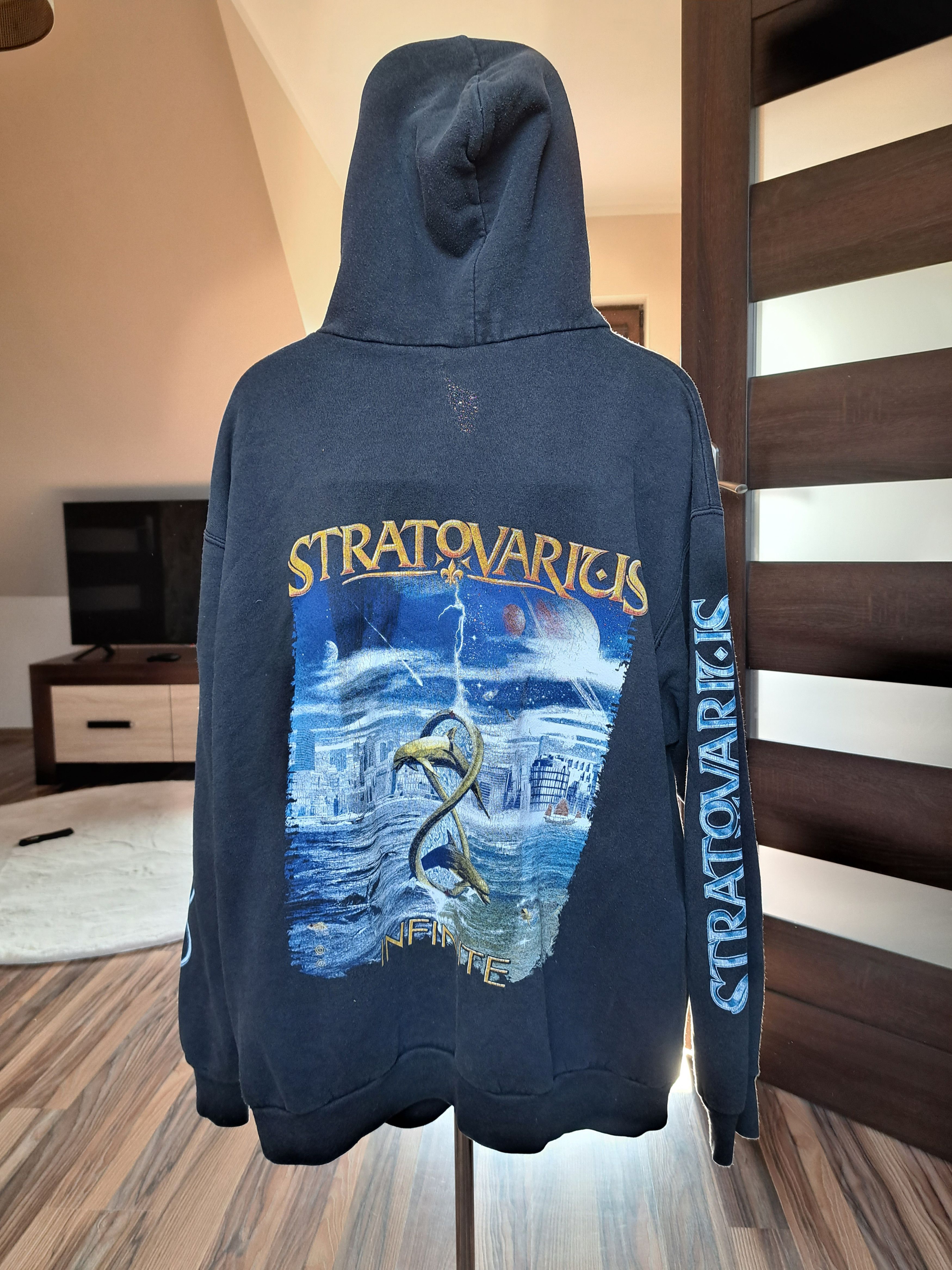 VINTAGE STRATOVARIUS hoodie INFINITE PROMO TOUR RARE
