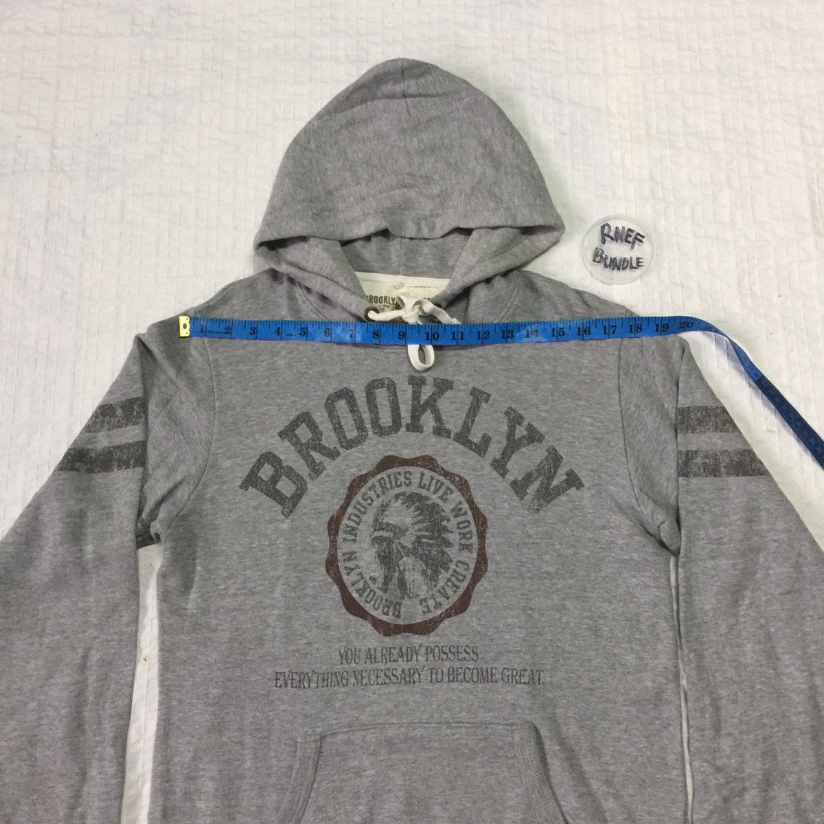 Brooklyn Industries Brooklyn Industries Big Logo Hoodie Sweatshirt Size US S / EU 44-46 / 1 - 12 Thumbnail