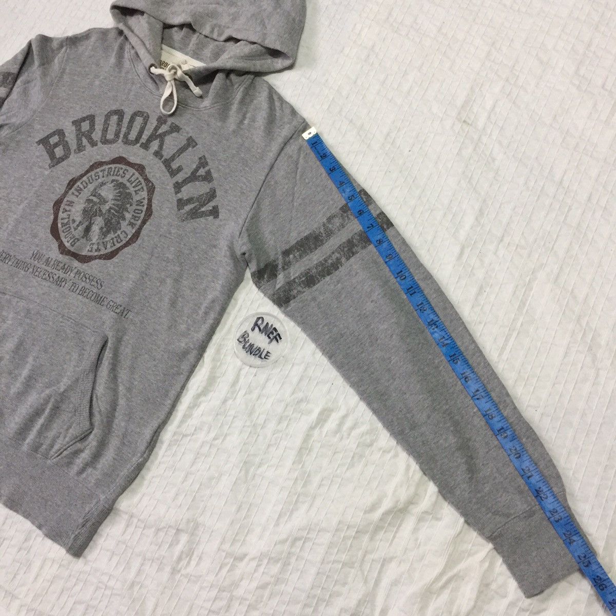 Brooklyn Industries Brooklyn Industries Big Logo Hoodie Sweatshirt Size US S / EU 44-46 / 1 - 16 Thumbnail