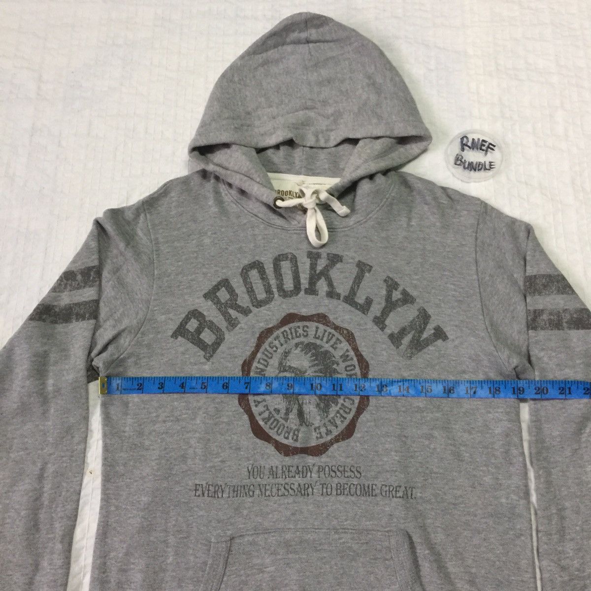 Brooklyn Industries Brooklyn Industries Big Logo Hoodie Sweatshirt Size US S / EU 44-46 / 1 - 13 Thumbnail