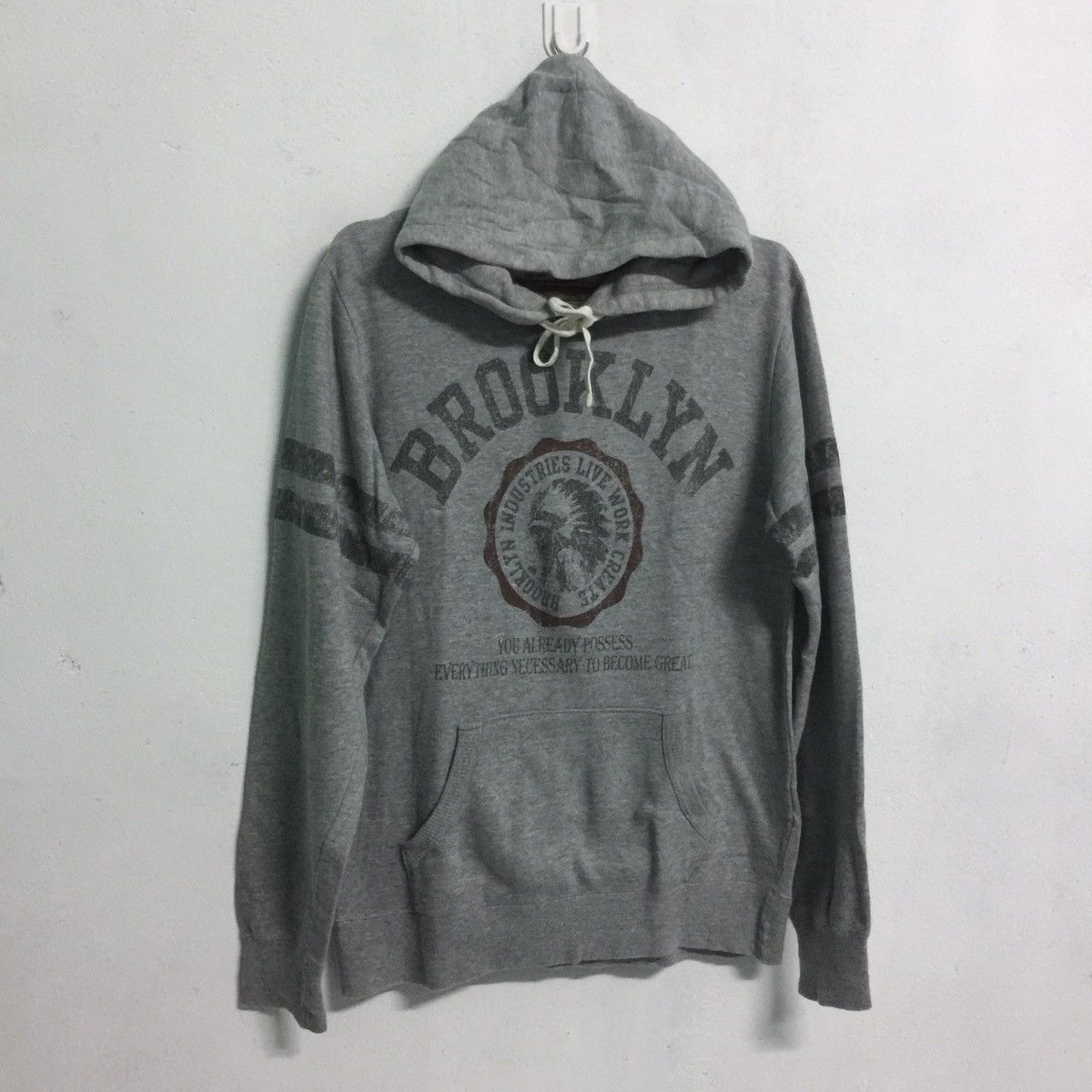 Brooklyn Industries Brooklyn Industries Big Logo Hoodie Sweatshirt Size US S / EU 44-46 / 1 - 4 Thumbnail