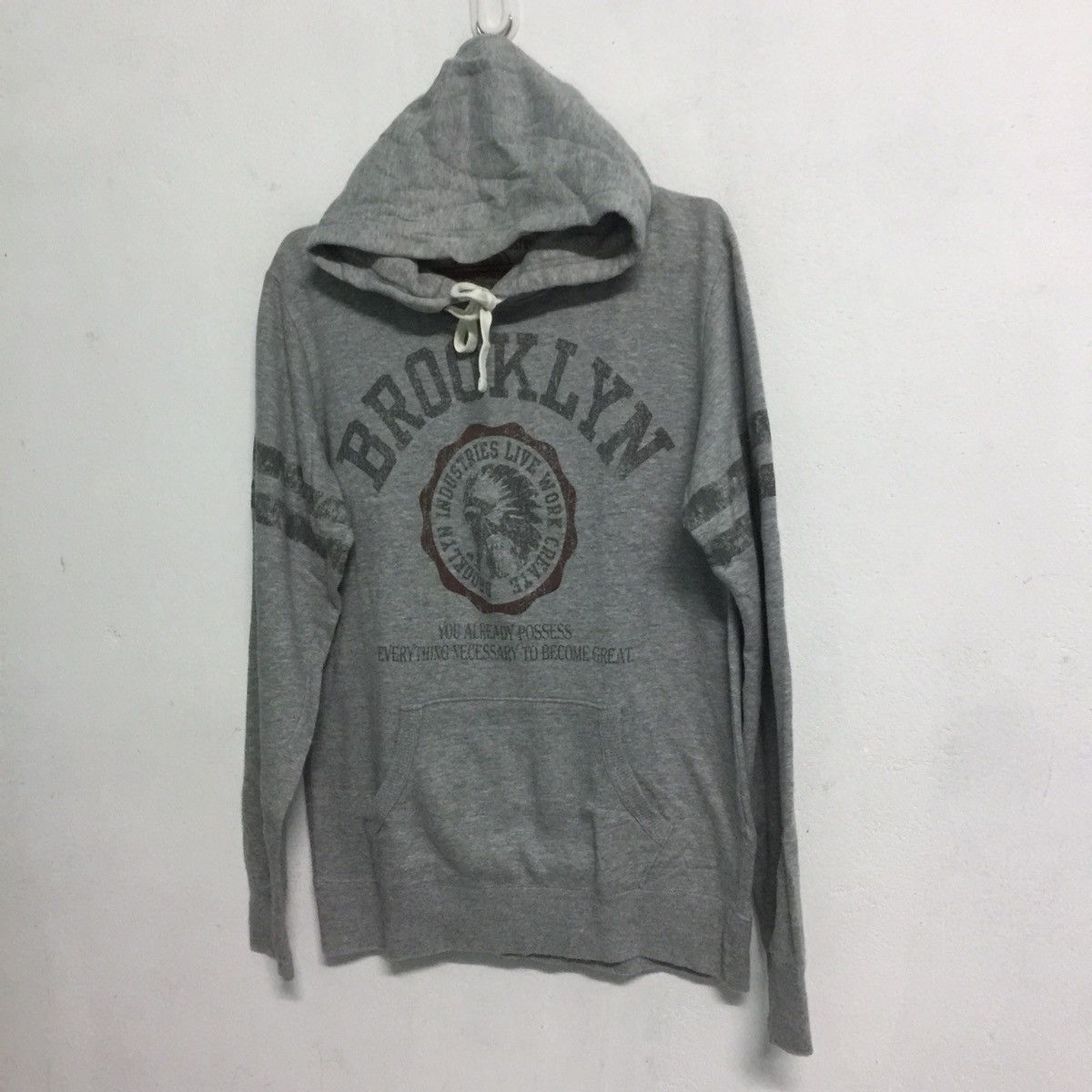 Brooklyn Industries Brooklyn Industries Big Logo Hoodie Sweatshirt Size US S / EU 44-46 / 1 - 3 Thumbnail