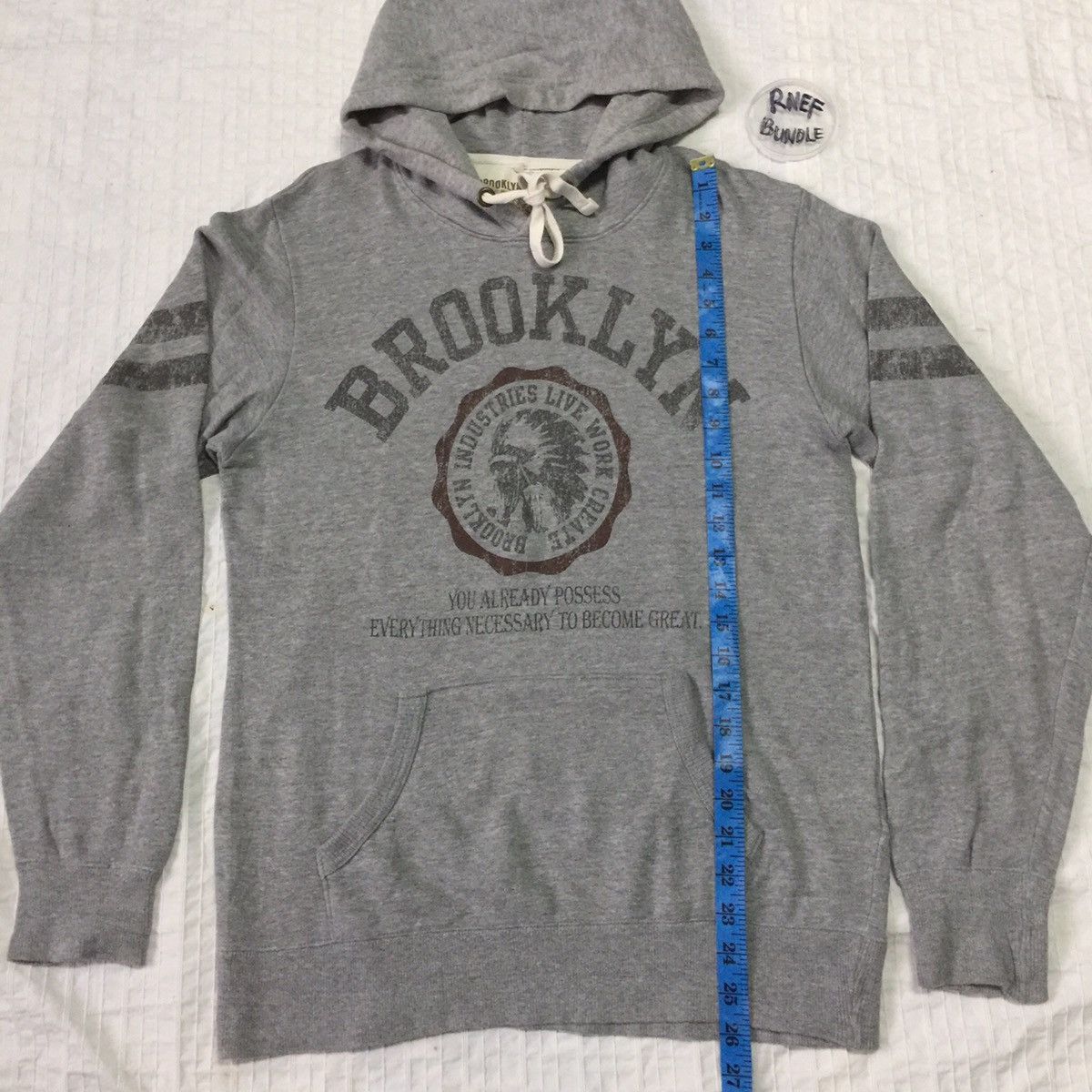 Brooklyn Industries Brooklyn Industries Big Logo Hoodie Sweatshirt Size US S / EU 44-46 / 1 - 14 Thumbnail