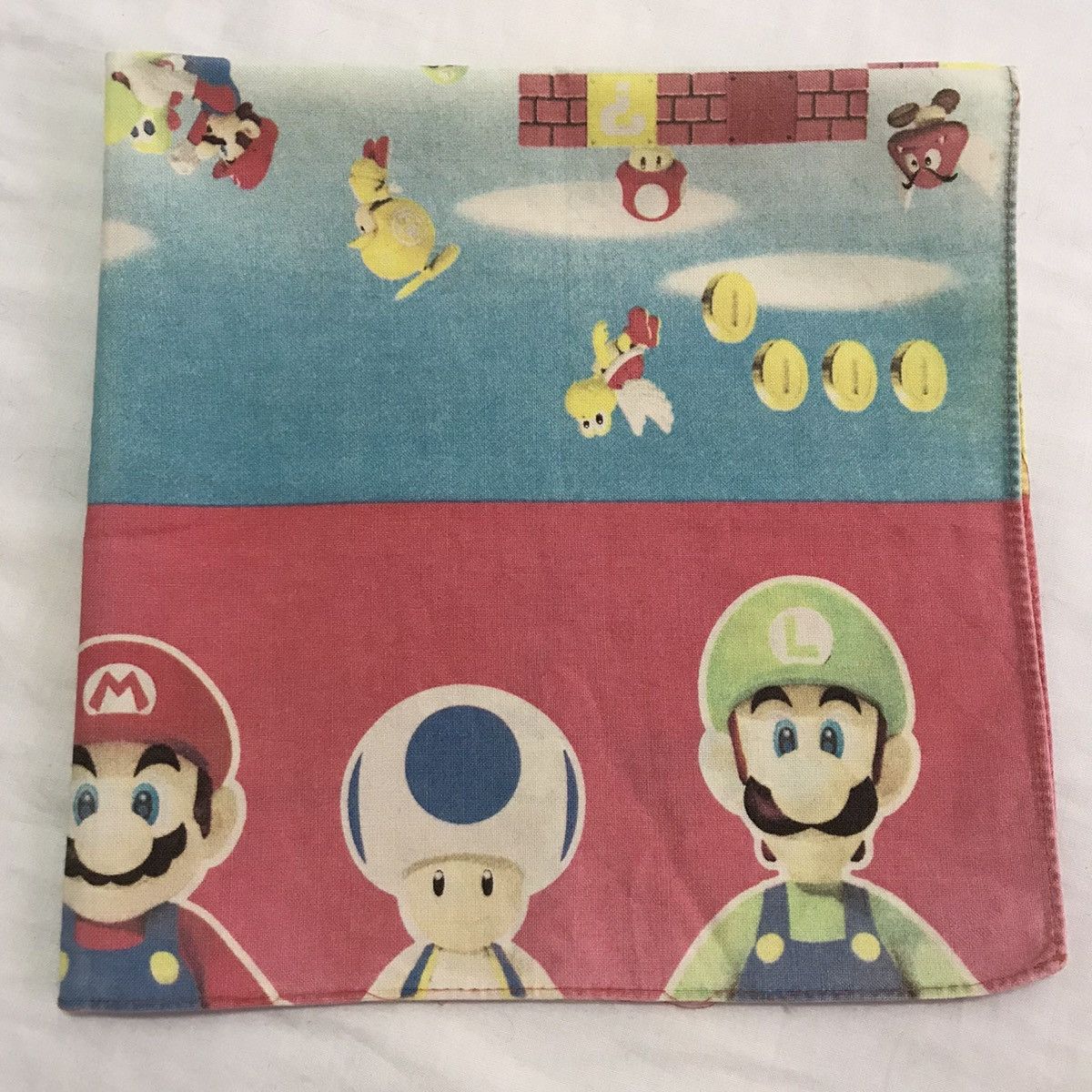 Anime super mario bandana handkerchief neckerchief Size ONE SIZE - 6 Thumbnail