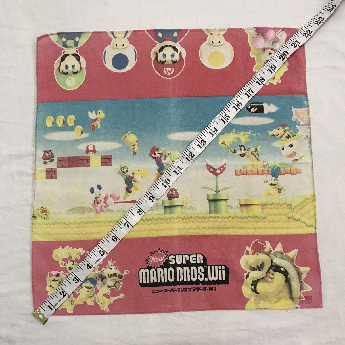 Anime super mario bandana handkerchief neckerchief Size ONE SIZE - 4 Thumbnail