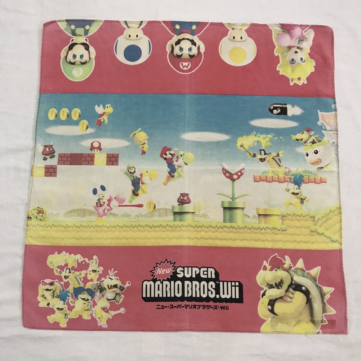 Anime super mario bandana handkerchief neckerchief Size ONE SIZE - 1 Thumbnail