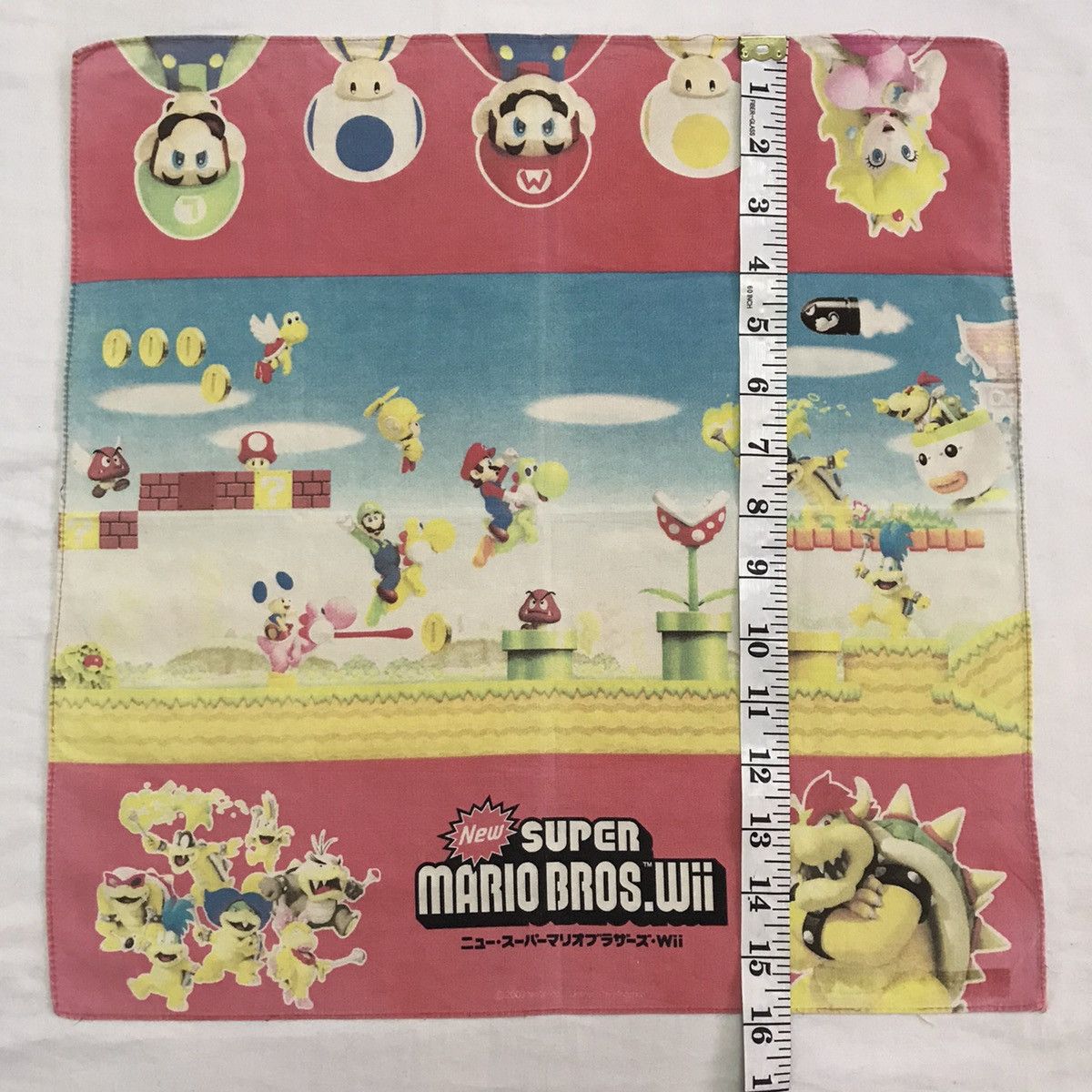 Anime super mario bandana handkerchief neckerchief Size ONE SIZE - 3 Thumbnail