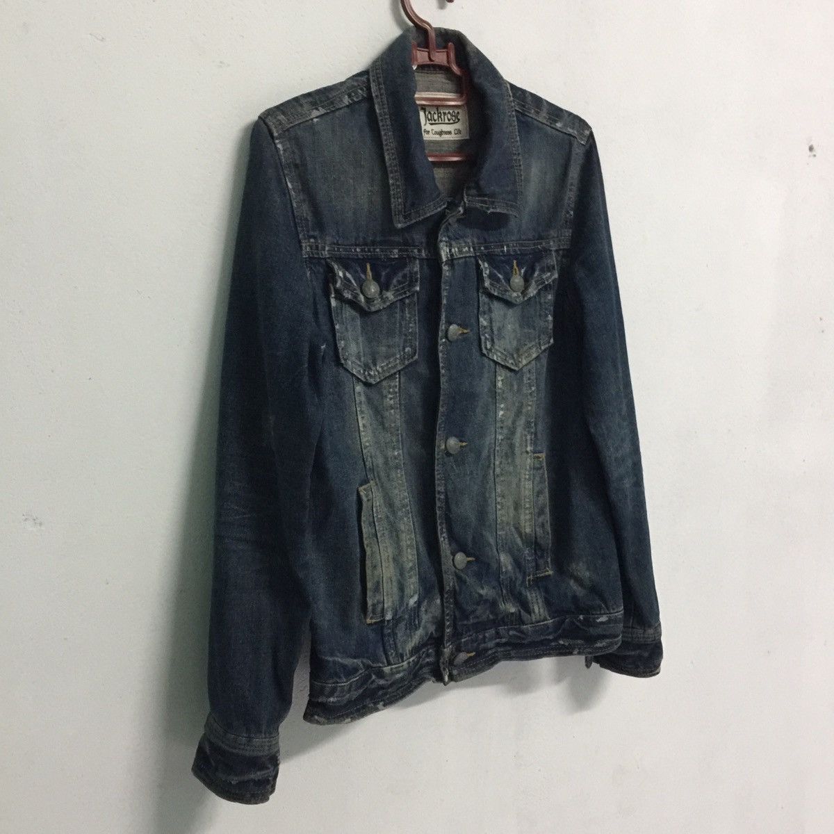 Japanese Brand Real Clothing Jackrose Rare painted design denim jacket Size US S / EU 44-46 / 1 - 3 Thumbnail