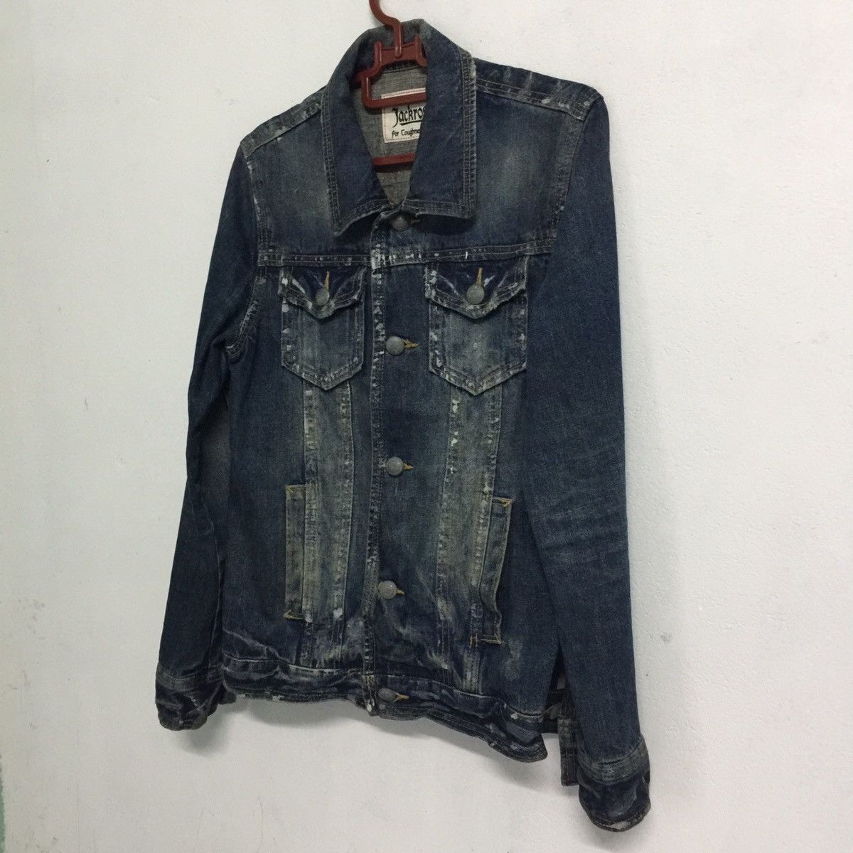 Japanese Brand Real Clothing Jackrose Rare painted design denim jacket Size US S / EU 44-46 / 1 - 2 Thumbnail