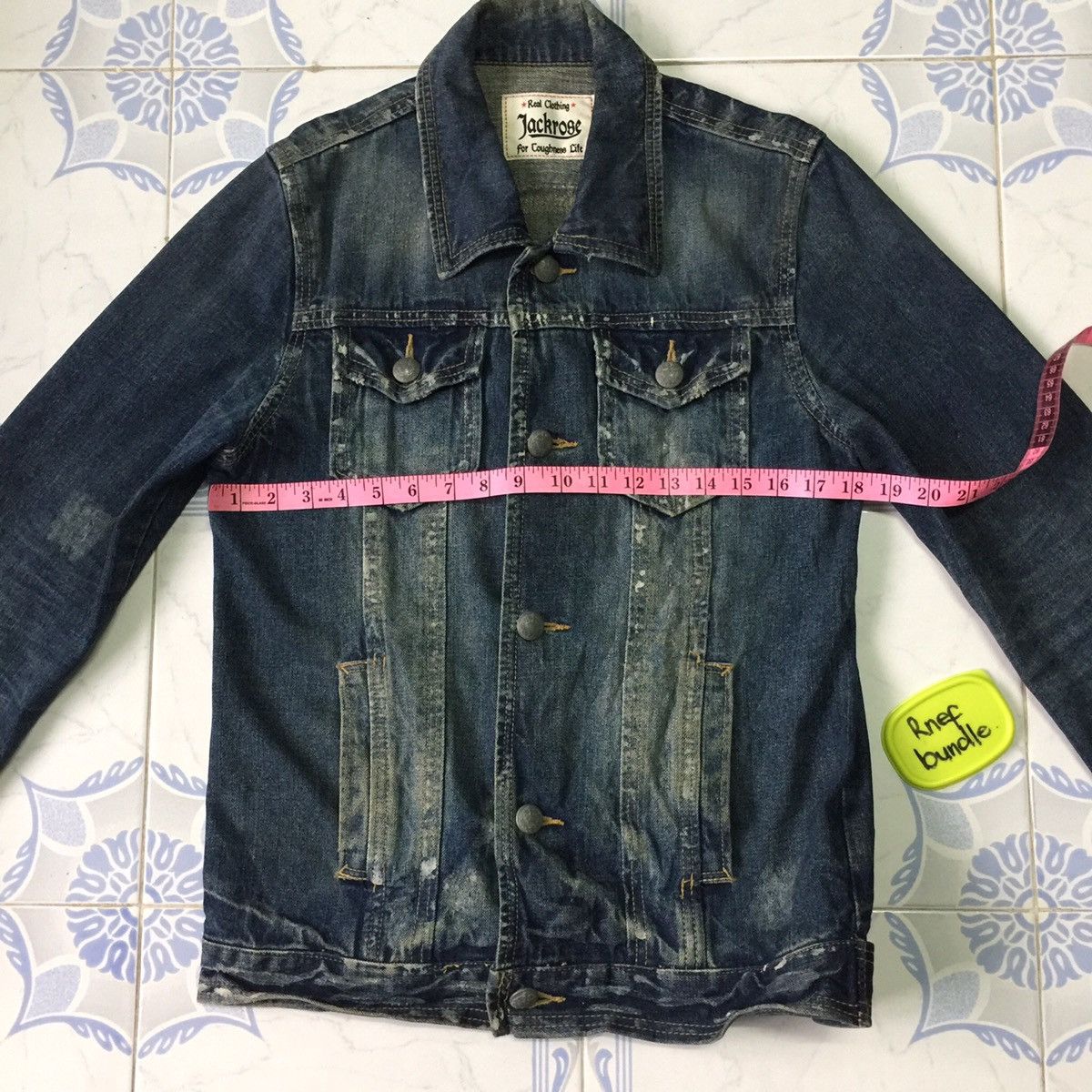 Japanese Brand Real Clothing Jackrose Rare painted design denim jacket Size US S / EU 44-46 / 1 - 13 Thumbnail