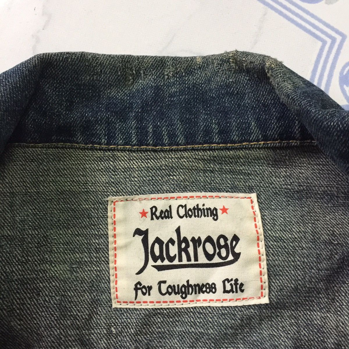 Japanese Brand Real Clothing Jackrose Rare painted design denim jacket Size US S / EU 44-46 / 1 - 9 Thumbnail