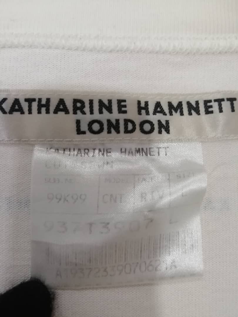 Katharine Hamnett London × Vintage Vintage Katharine Hamnett London T-shirts Graphic Tees Size US M / EU 48-50 / 2 - 5 Thumbnail