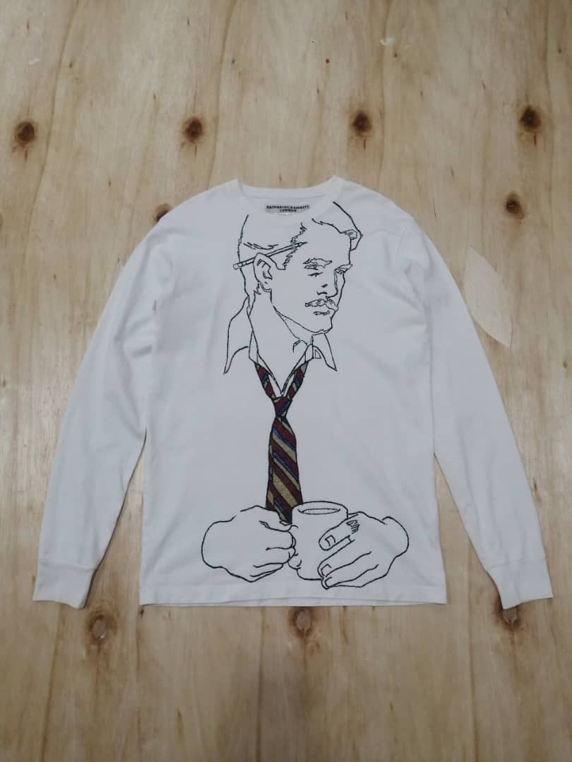 Katharine Hamnett London × Vintage Vintage Katharine Hamnett London T-shirts Graphic Tees Size US M / EU 48-50 / 2 - 1 Thumbnail