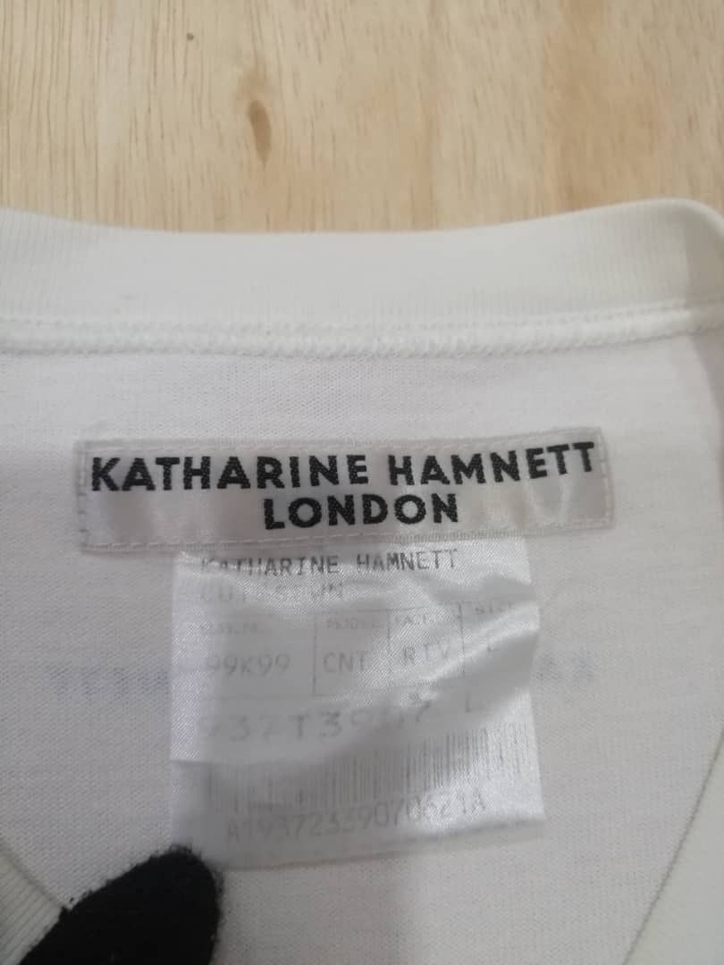 Katharine Hamnett London × Vintage Vintage Katharine Hamnett London T-shirts Graphic Tees Size US M / EU 48-50 / 2 - 4 Thumbnail