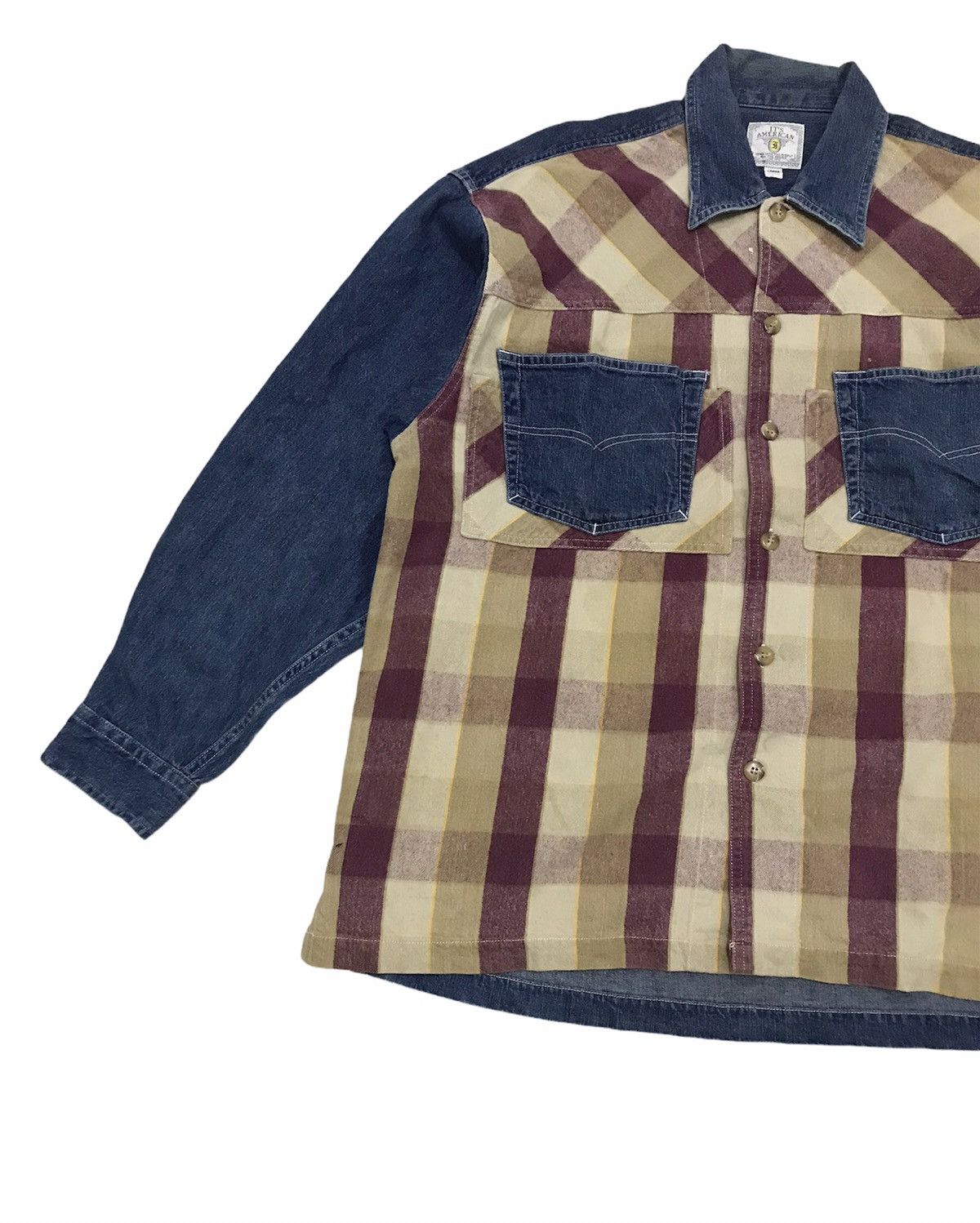 Japanese Brand Vintage it’s American Light Denim Shirts Size US L / EU 52-54 / 3 - 4 Thumbnail