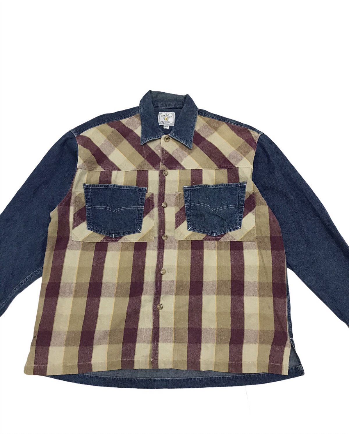Japanese Brand Vintage it’s American Light Denim Shirts Size US L / EU 52-54 / 3 - 2 Thumbnail