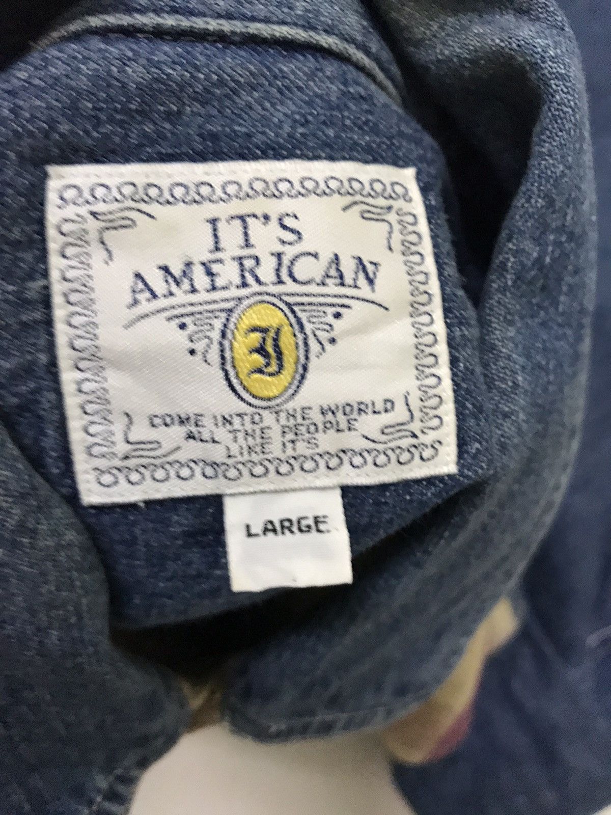 Japanese Brand Vintage it’s American Light Denim Shirts Size US L / EU 52-54 / 3 - 7 Thumbnail