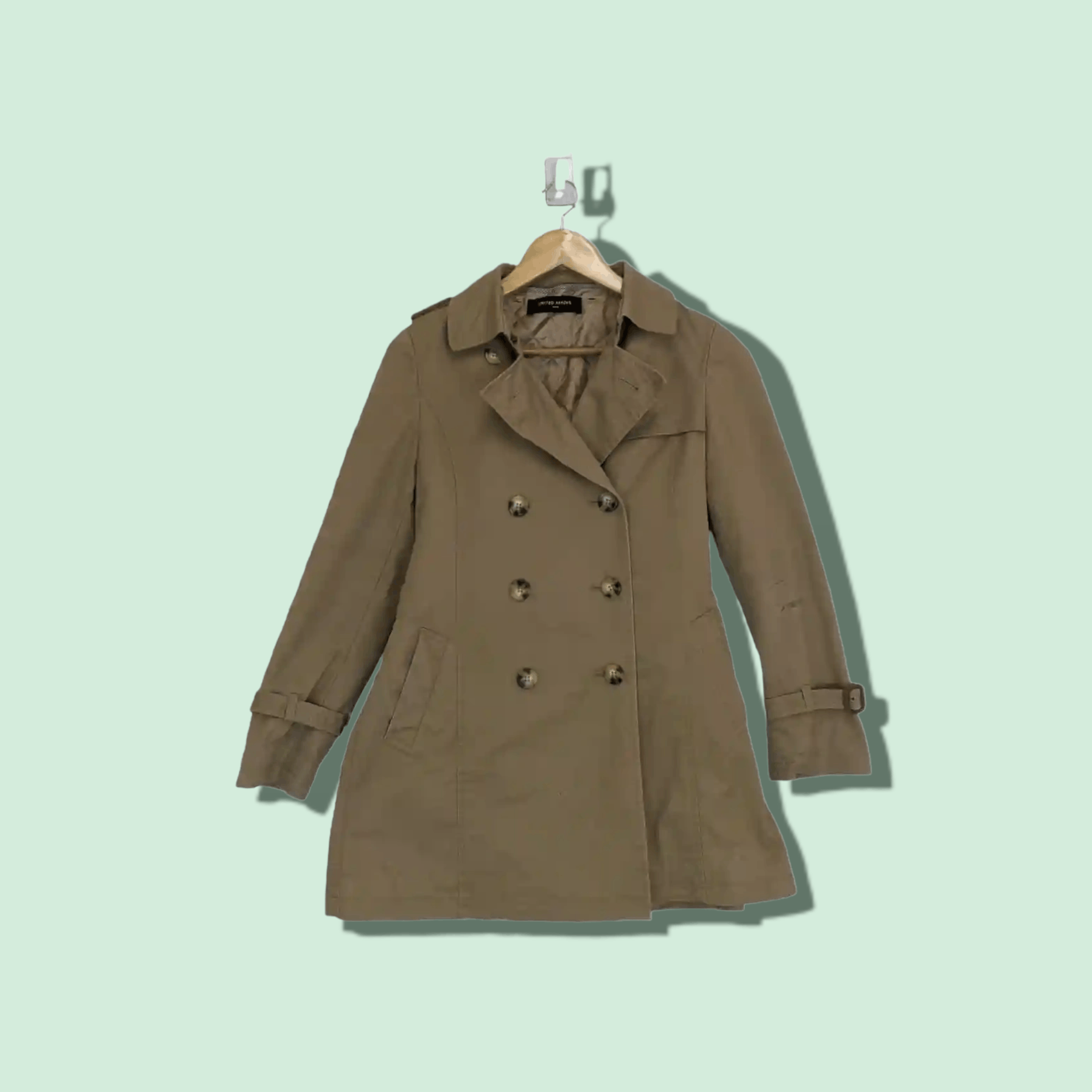 Japanese Brand × United Arrows Japan UNITED ARROWS Jacket Trench Coat Long Jacket Size S / US 4 / IT 40 - 1 Thumbnail
