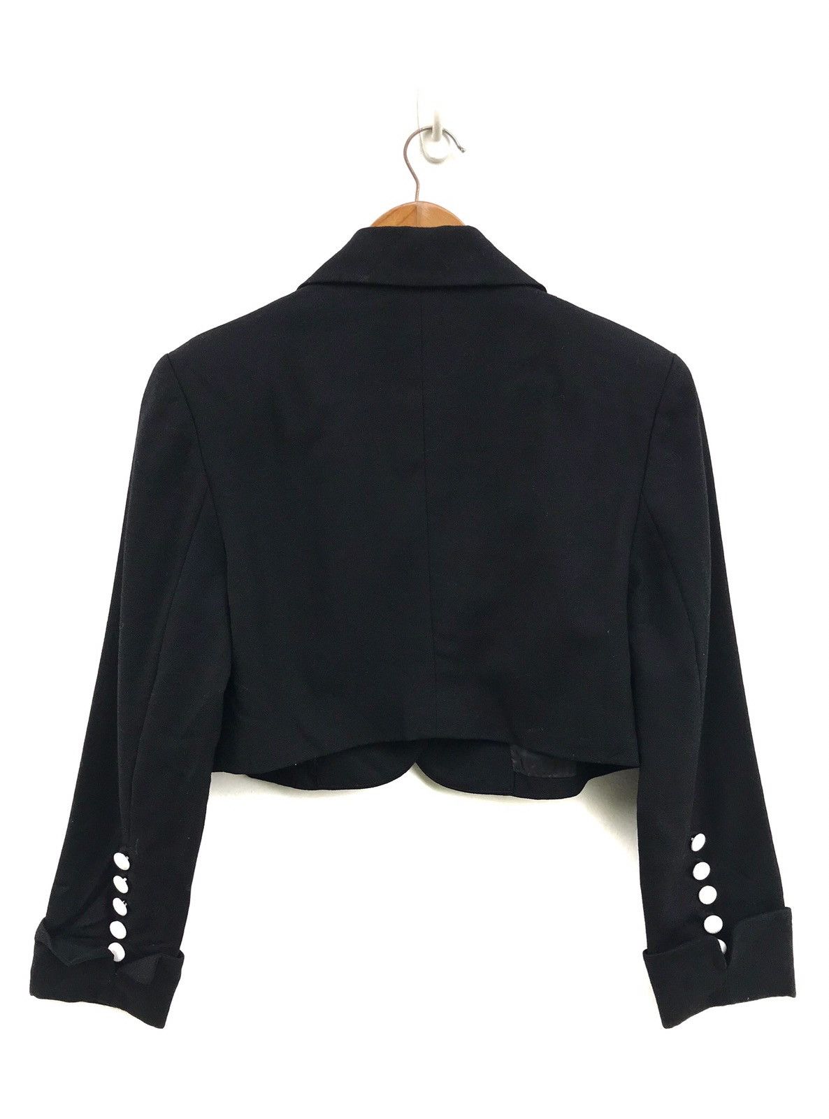 Moschino Vintage Mochino Black Button Jacket Size US S / EU 44-46 / 1 - 2 Thumbnail