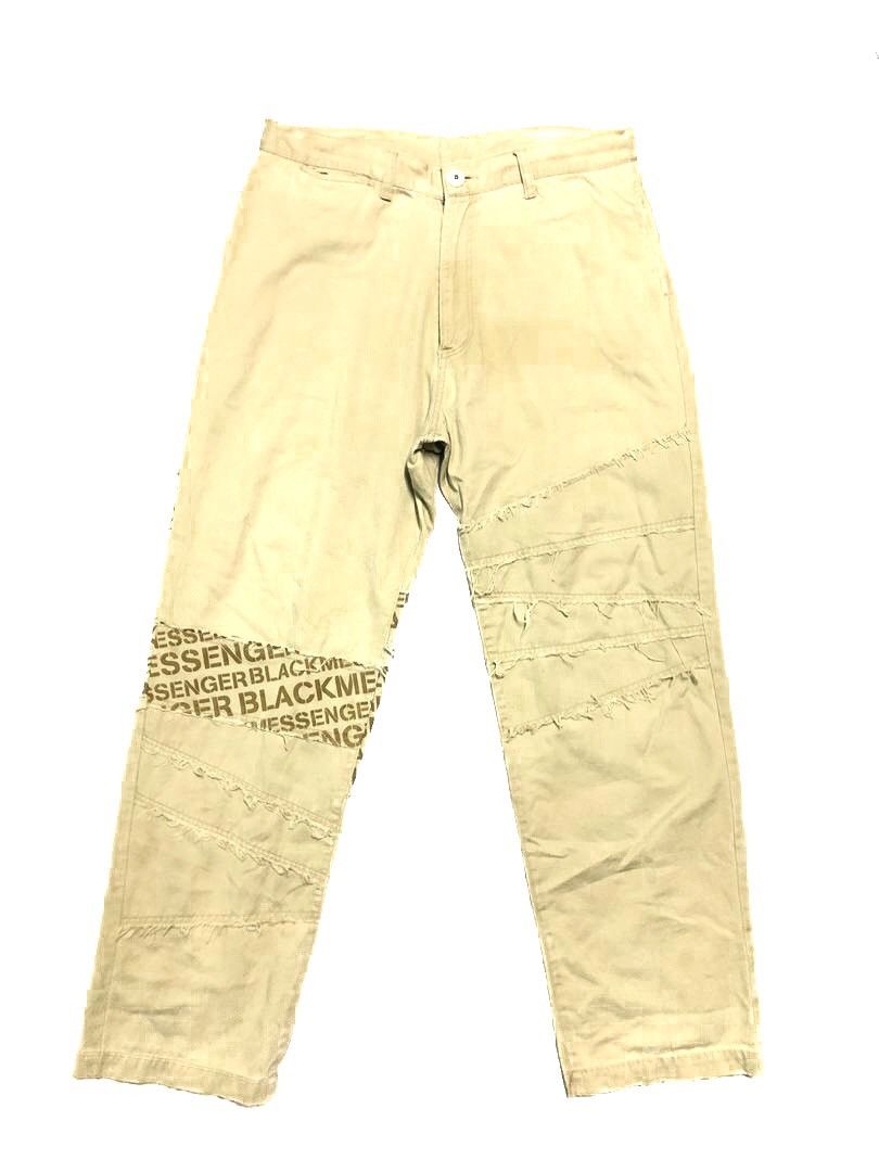 Comme des Garcons × Japanese Brand × NUBIAN Nubian patch work trouser pants comme des garcons style Size US 34 / EU 50 - 1 Thumbnail