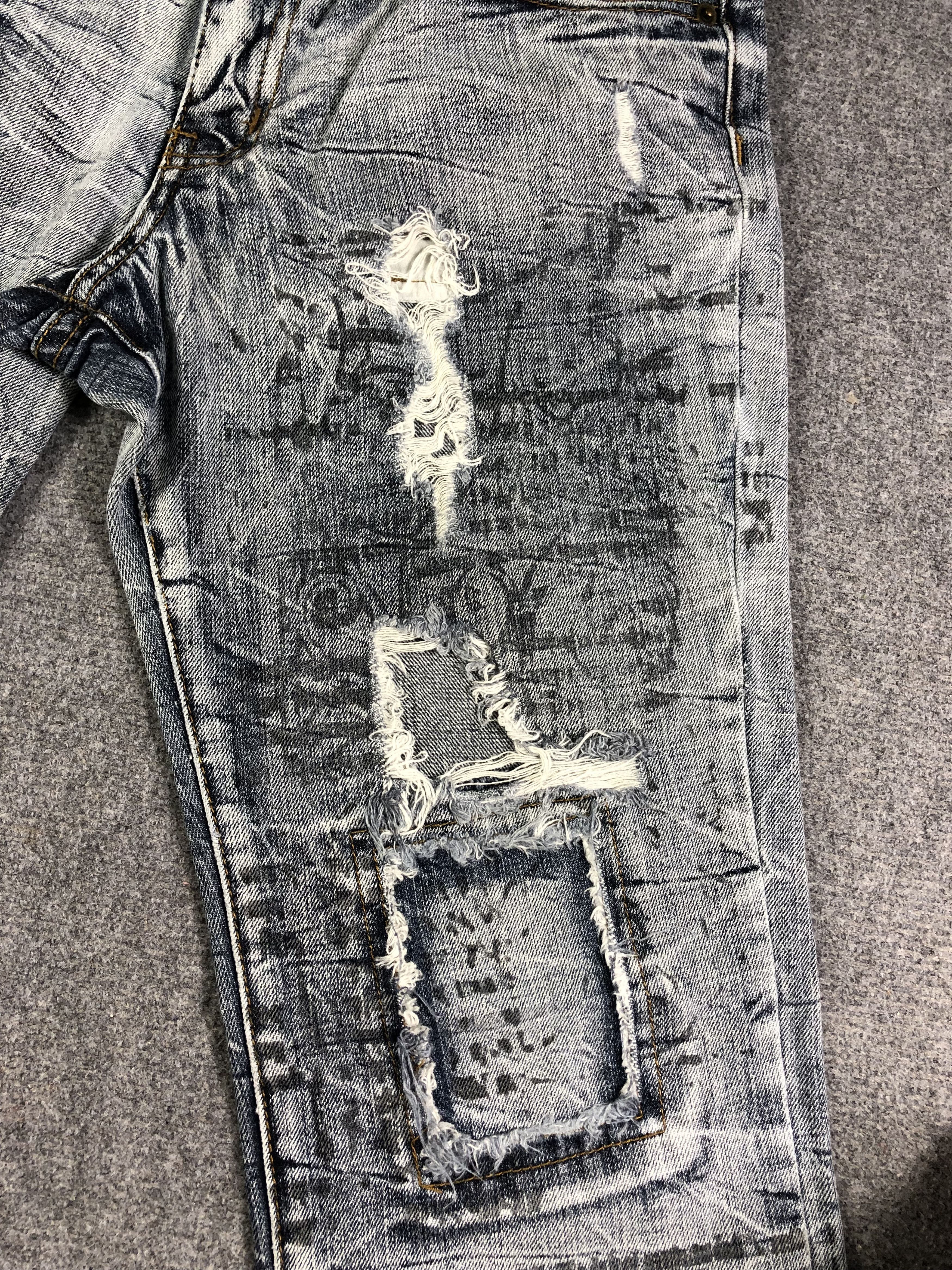 semanticdesign Wash Blue Semantic Design Jeans 30x29.5 Size US 30 / EU 46 - 10 Thumbnail