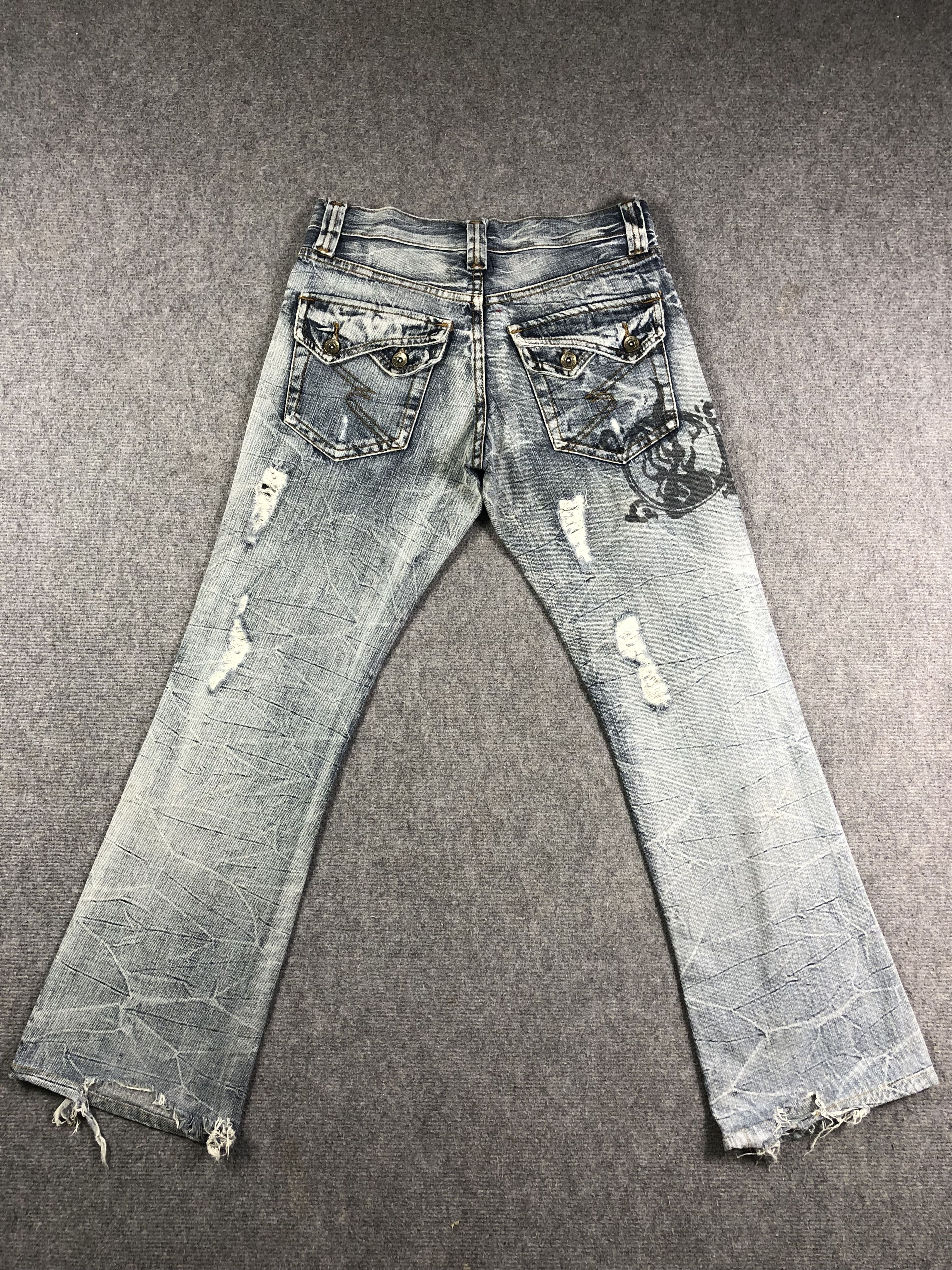 semanticdesign Wash Blue Semantic Design Jeans 30x29.5 Size US 30 / EU 46 - 17 Thumbnail