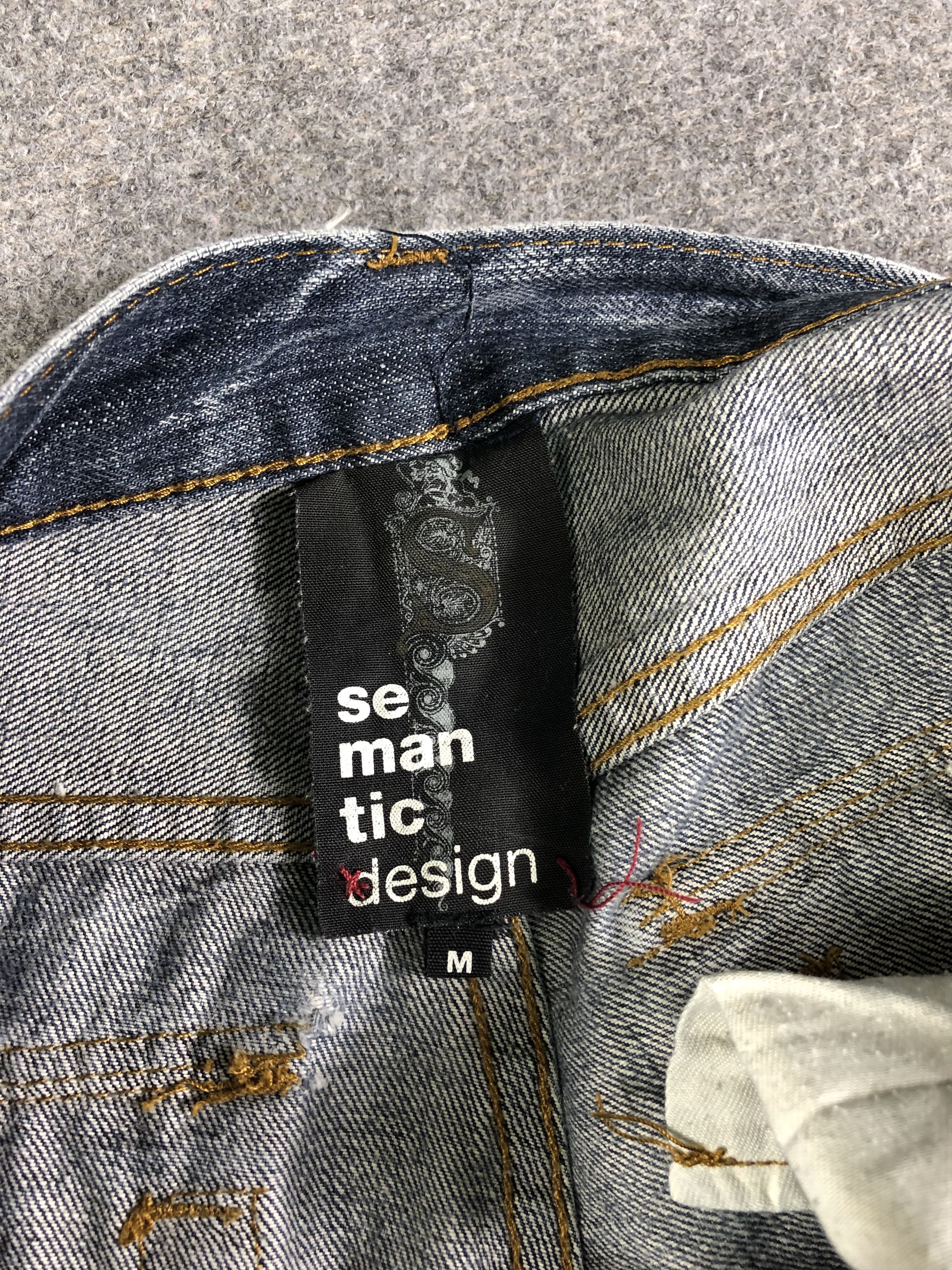 semanticdesign Wash Blue Semantic Design Jeans 30x29.5 Size US 30 / EU 46 - 6 Thumbnail