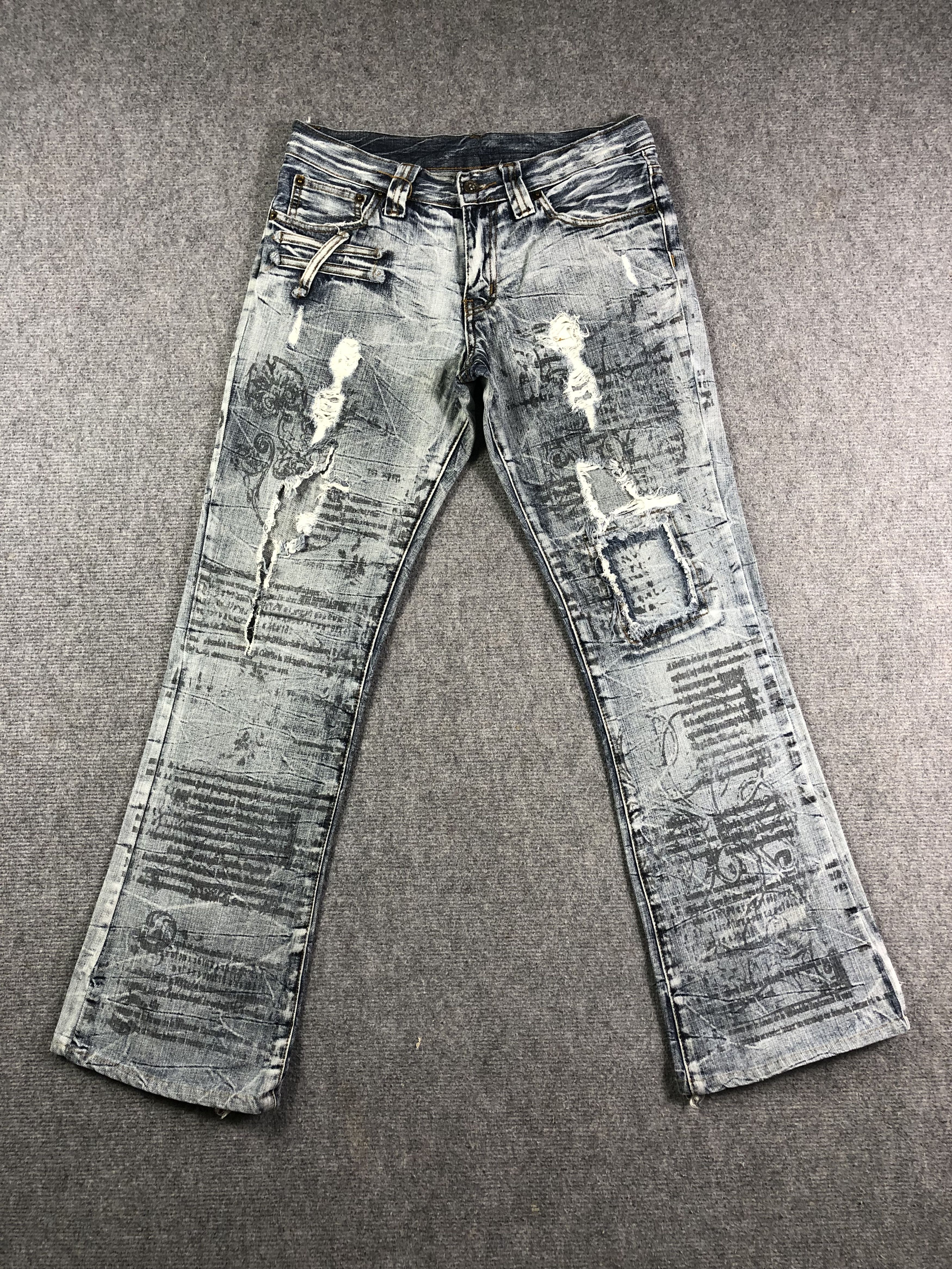 Wash Blue Semantic Design Jeans 30x29.5