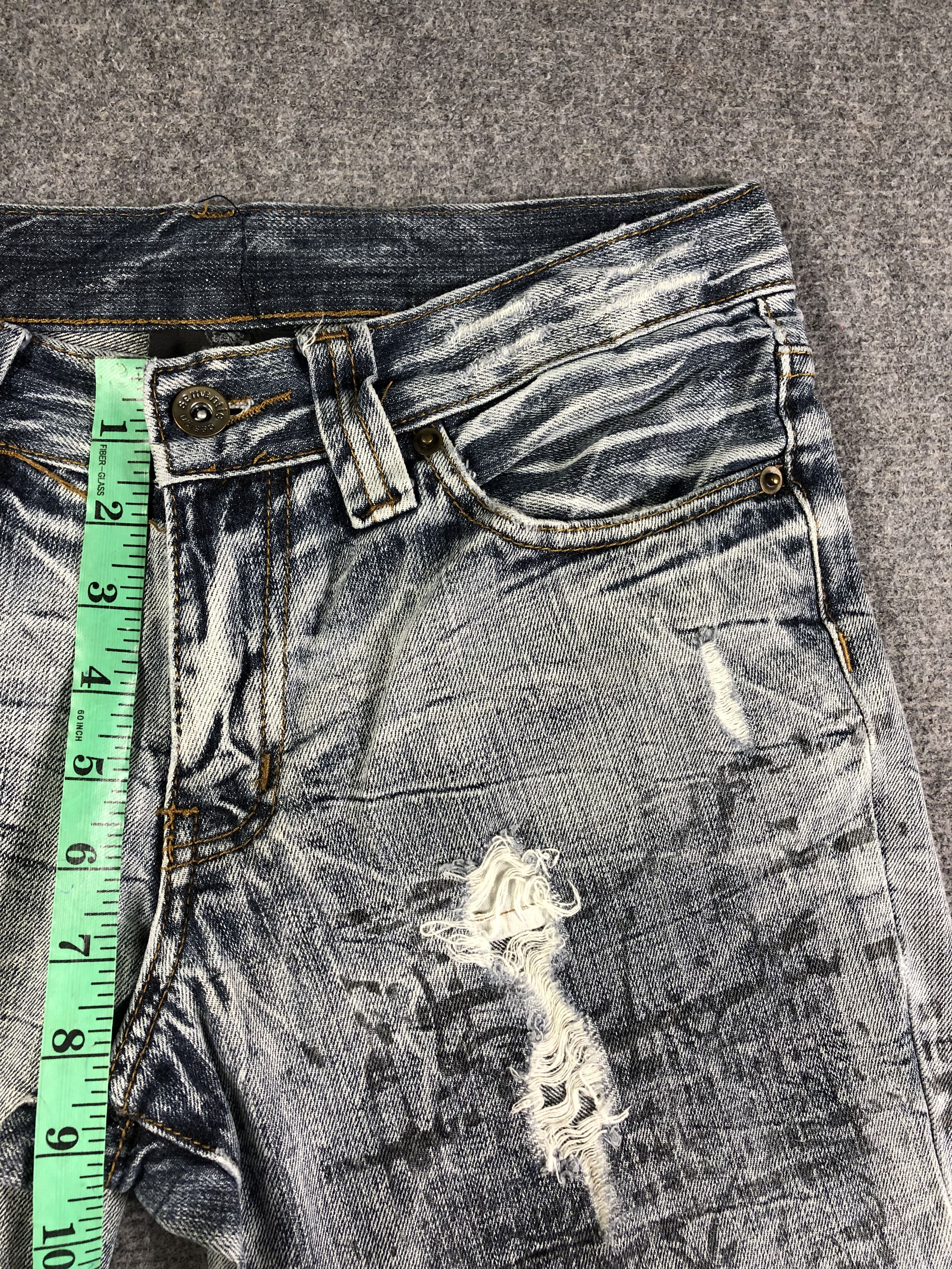 semanticdesign Wash Blue Semantic Design Jeans 30x29.5 Size US 30 / EU 46 - 8 Thumbnail