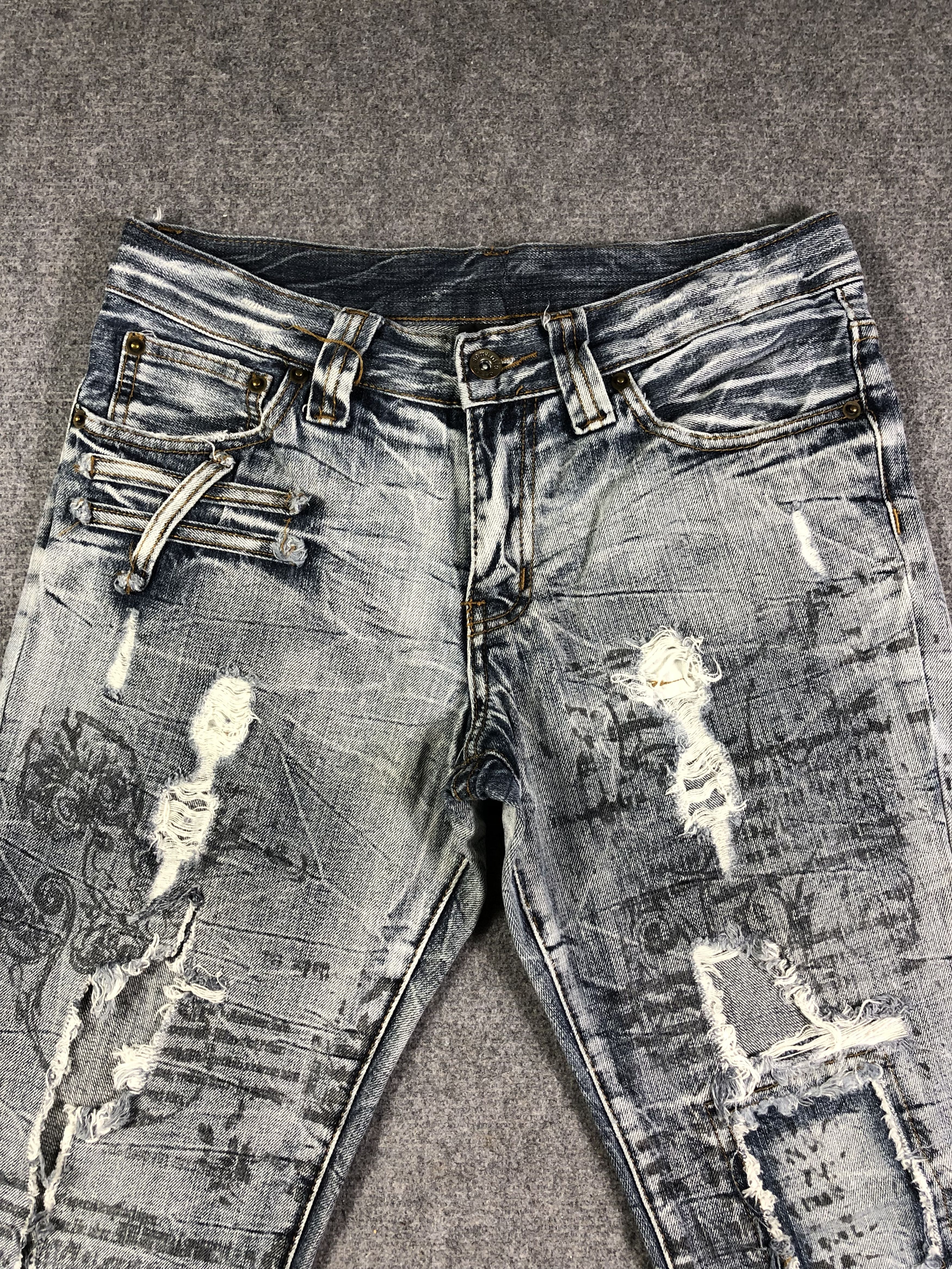 semanticdesign Wash Blue Semantic Design Jeans 30x29.5 Size US 30 / EU 46 - 2 Thumbnail