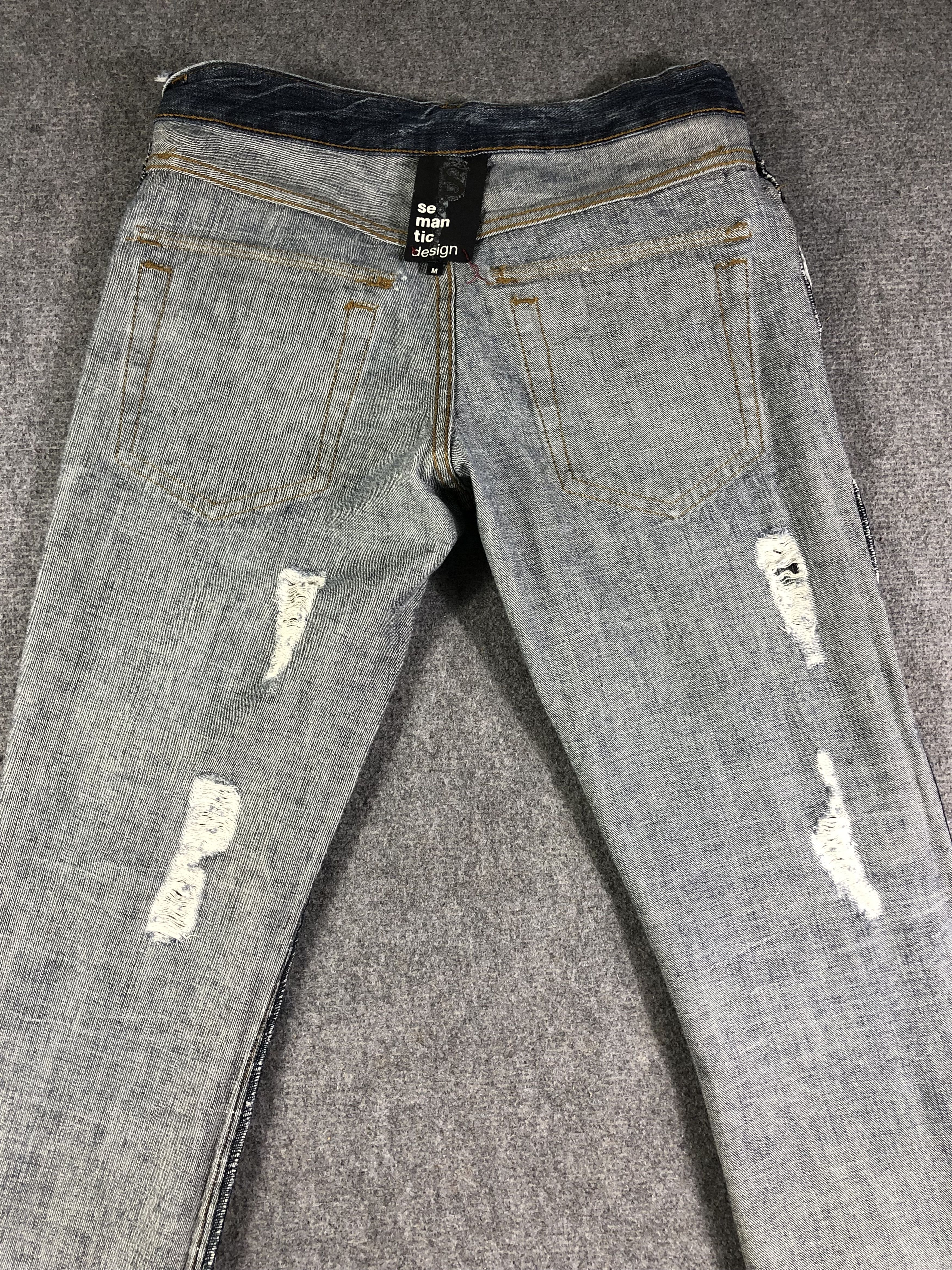 semanticdesign Wash Blue Semantic Design Jeans 30x29.5 Size US 30 / EU 46 - 12 Thumbnail