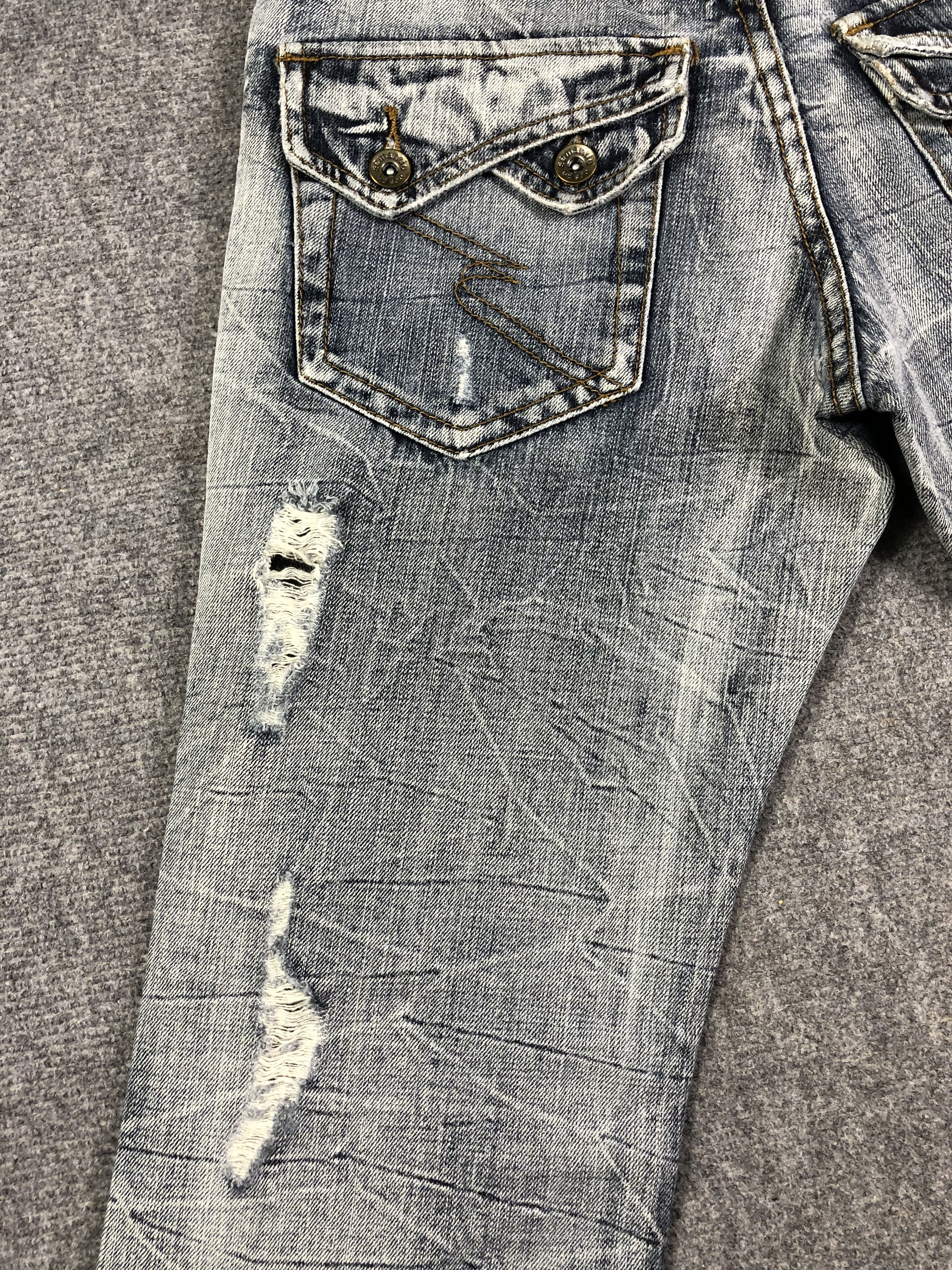 semanticdesign Wash Blue Semantic Design Jeans 30x29.5 Size US 30 / EU 46 - 14 Thumbnail