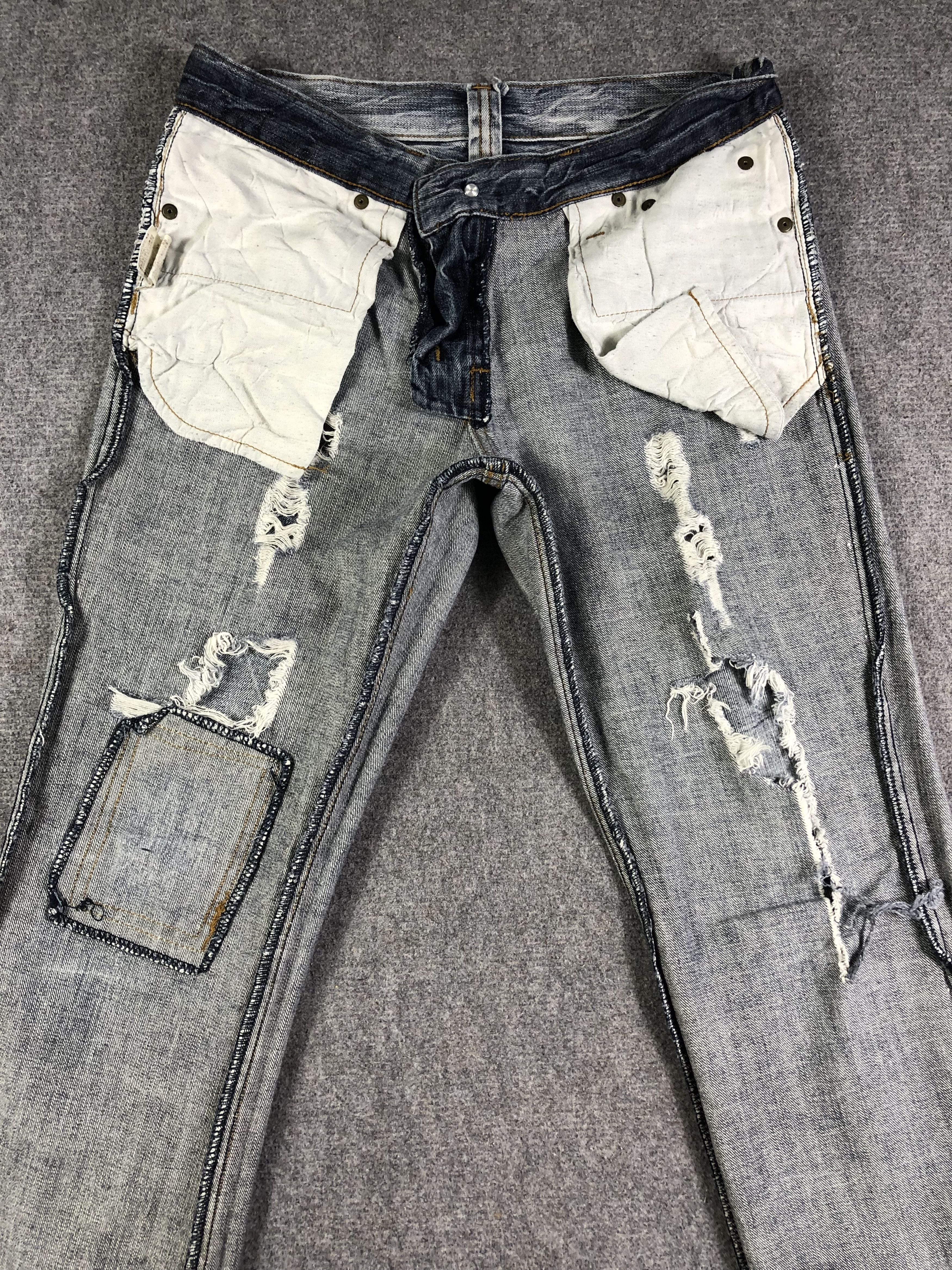 semanticdesign Wash Blue Semantic Design Jeans 30x29.5 Size US 30 / EU 46 - 11 Thumbnail