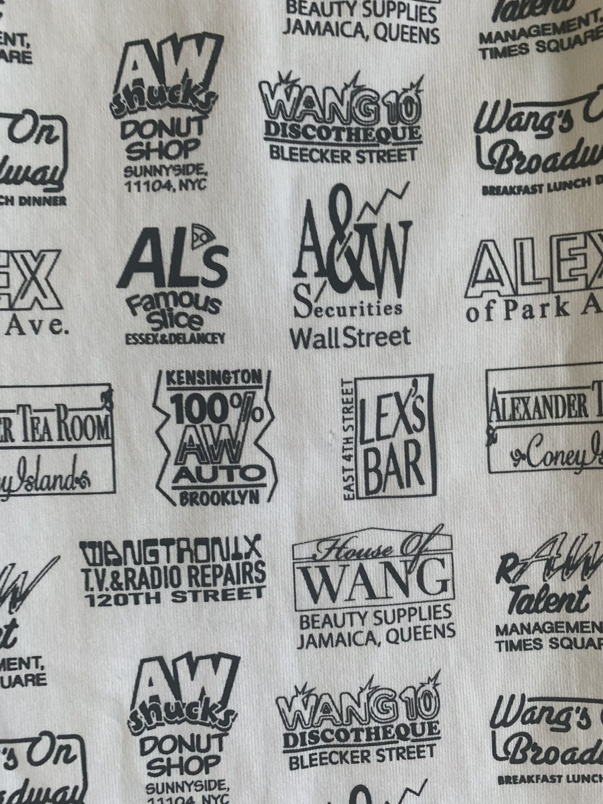 Alexander Wang Logo All Over Pants in White Size US 34 / EU 50 - 6 Thumbnail