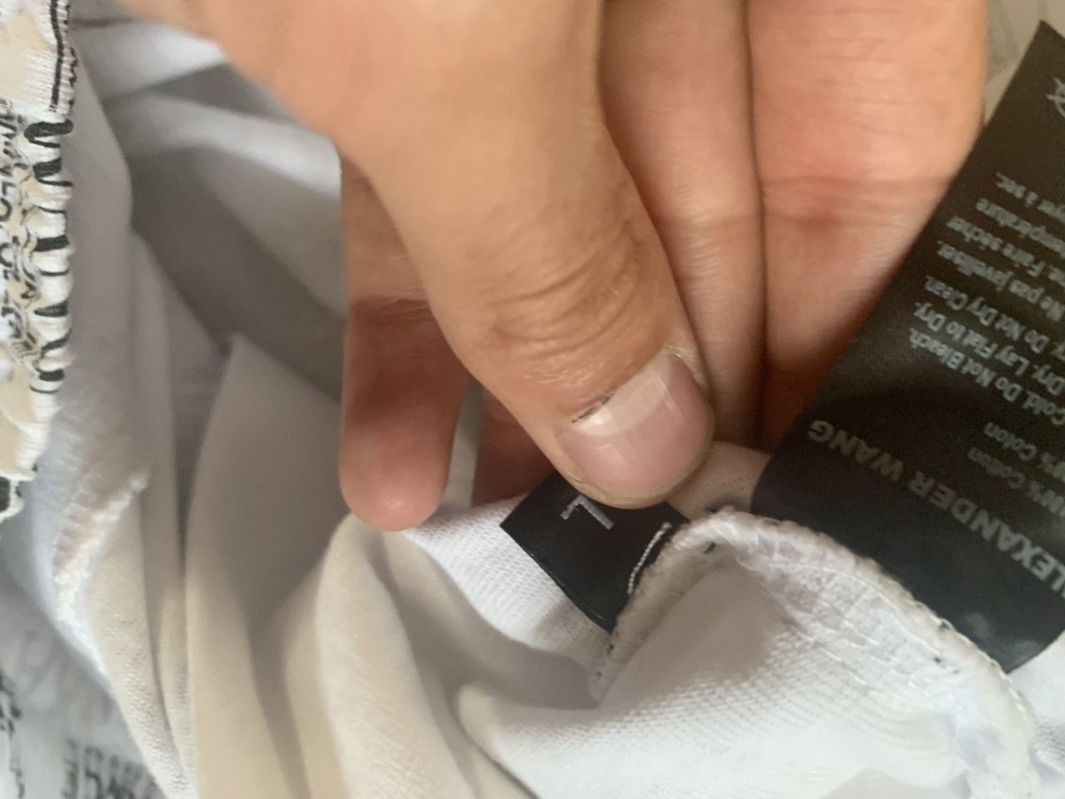 Alexander Wang Logo All Over Pants in White Size US 34 / EU 50 - 16 Thumbnail