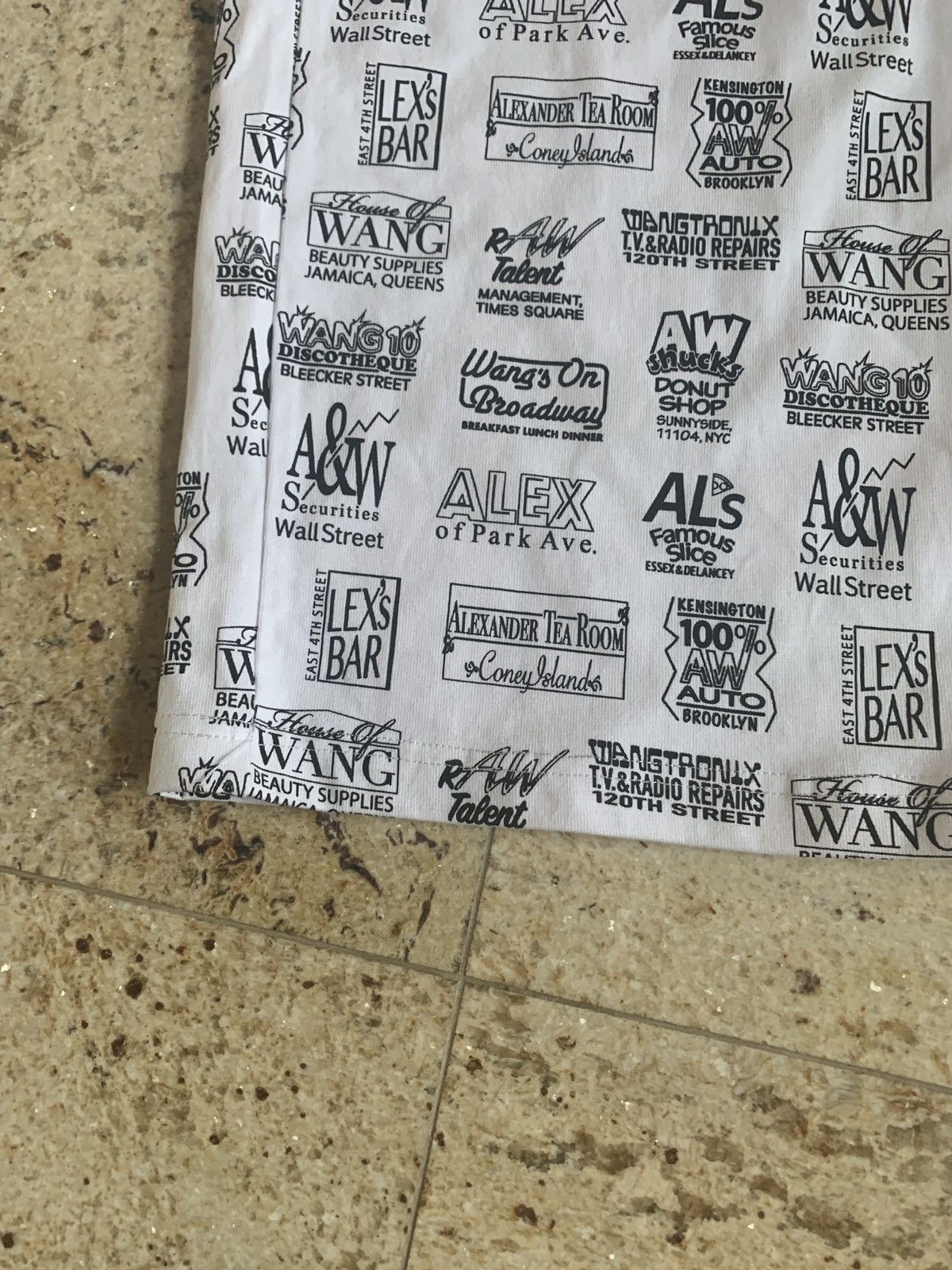 Alexander Wang Logo All Over Pants in White Size US 34 / EU 50 - 4 Thumbnail