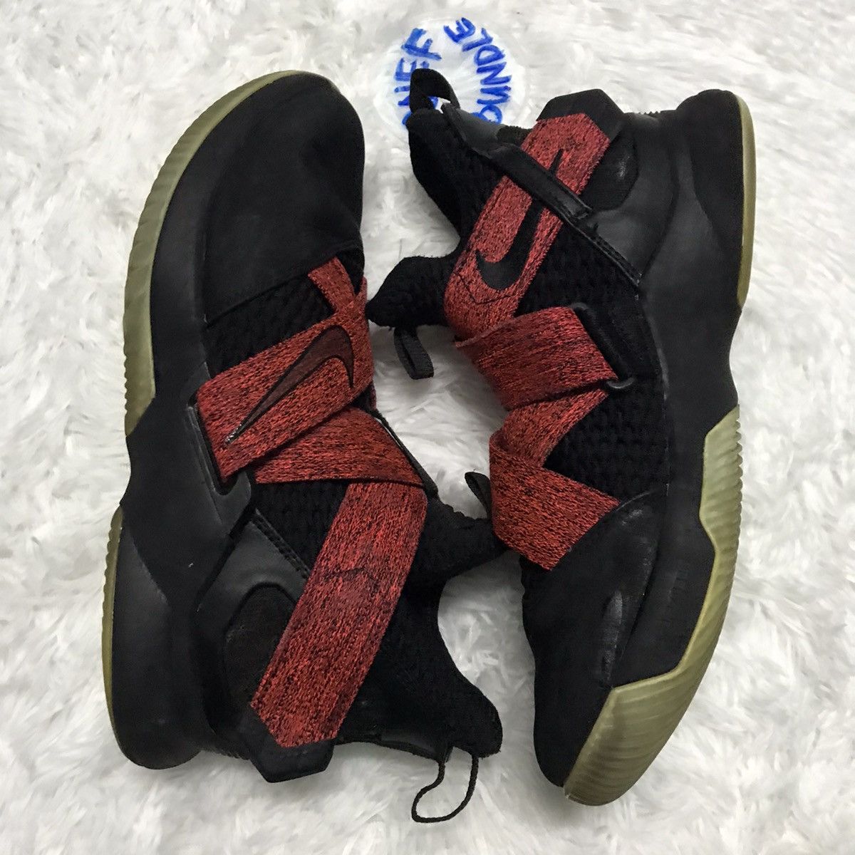 Nike Nike LeBron Soldier 12 EP Black | Black-Red Size US 8 / EU 41 - 7 Thumbnail