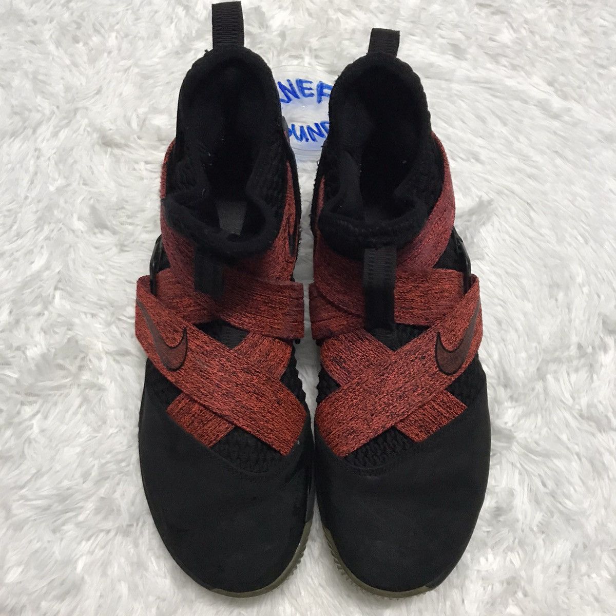 Nike Nike LeBron Soldier 12 EP Black | Black-Red Size US 8 / EU 41 - 3 Thumbnail
