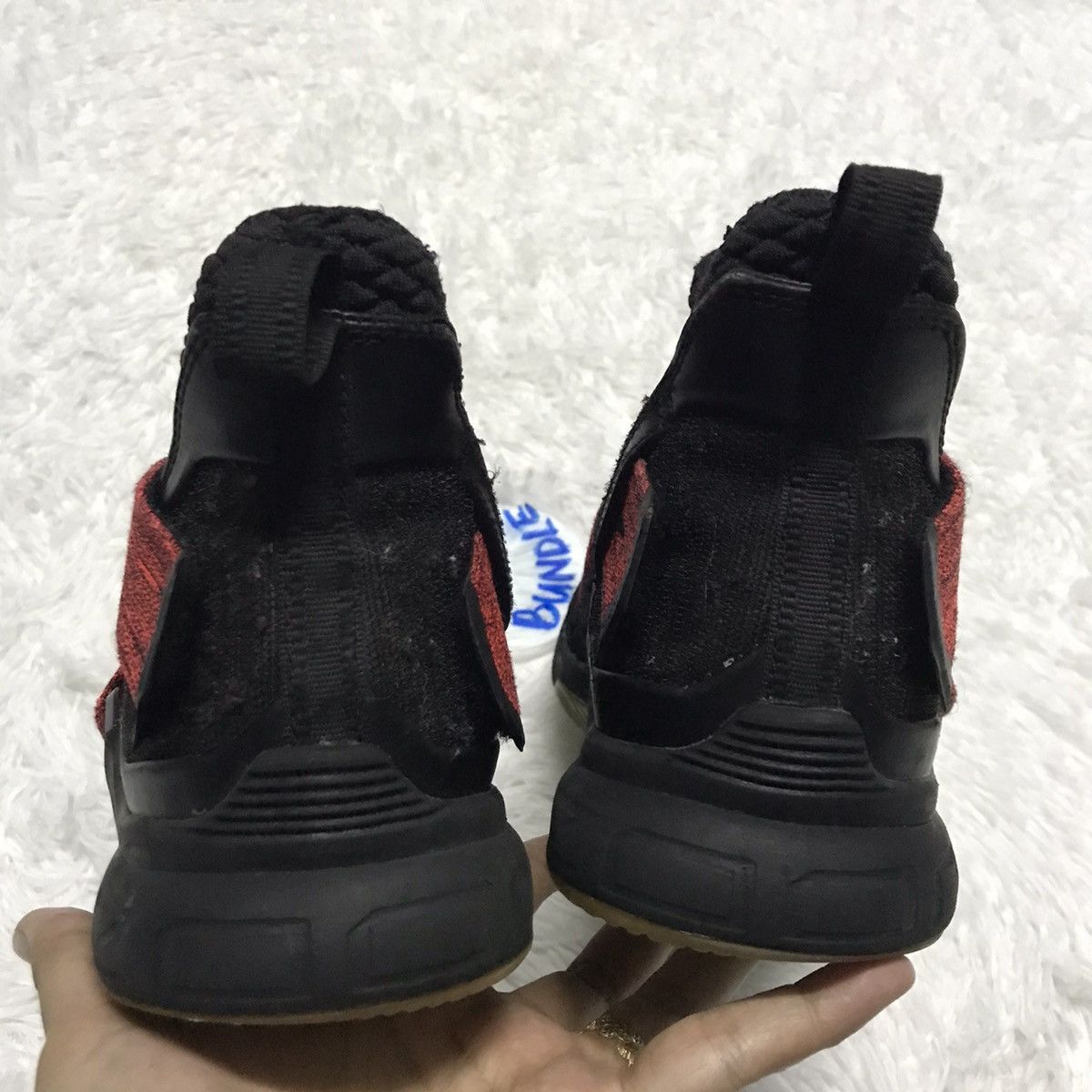 Nike Nike LeBron Soldier 12 EP Black | Black-Red Size US 8 / EU 41 - 4 Thumbnail
