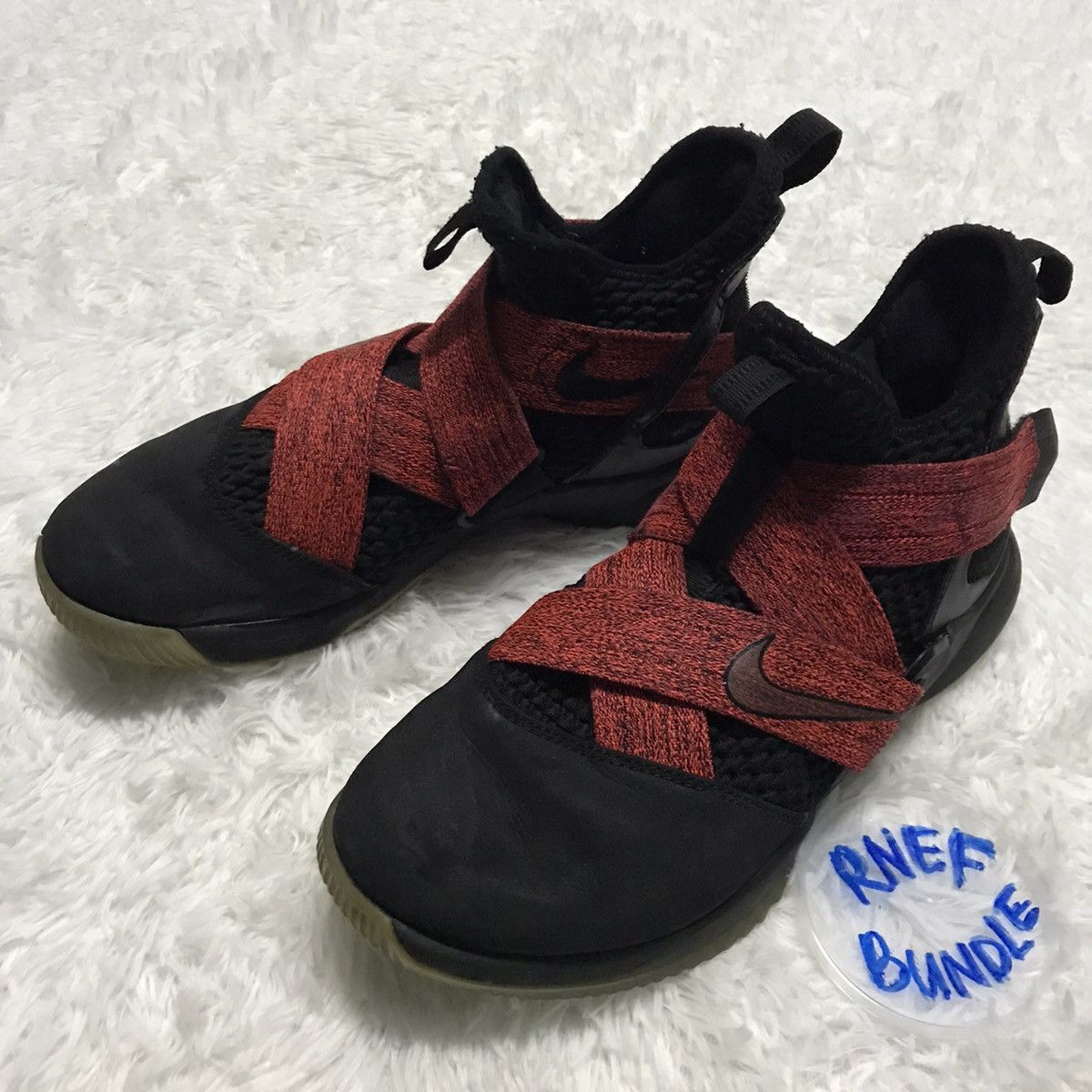 Nike Nike LeBron Soldier 12 EP Black | Black-Red Size US 8 / EU 41 - 1 Thumbnail