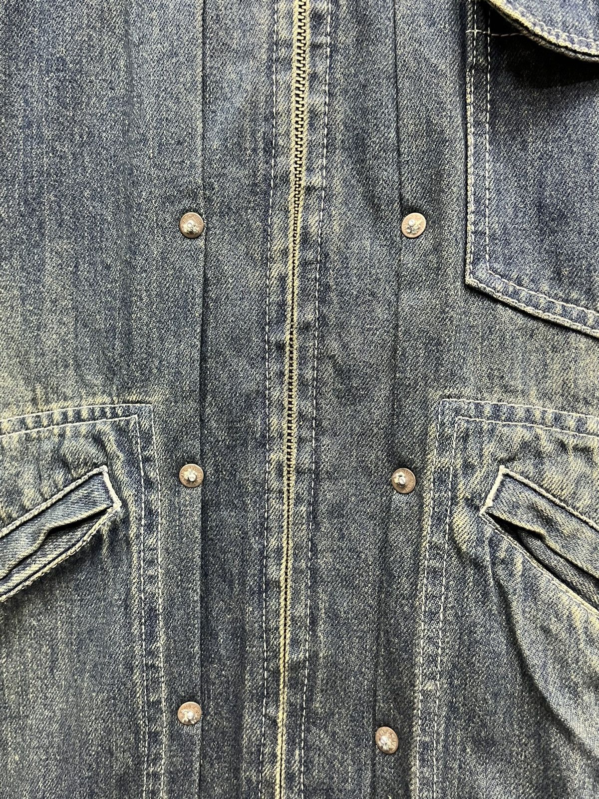 Vanson Leathers 🔥VANSON Bikers Carpenter Flare Slim Fit Denim Coverall Size US 31 - 9 Thumbnail
