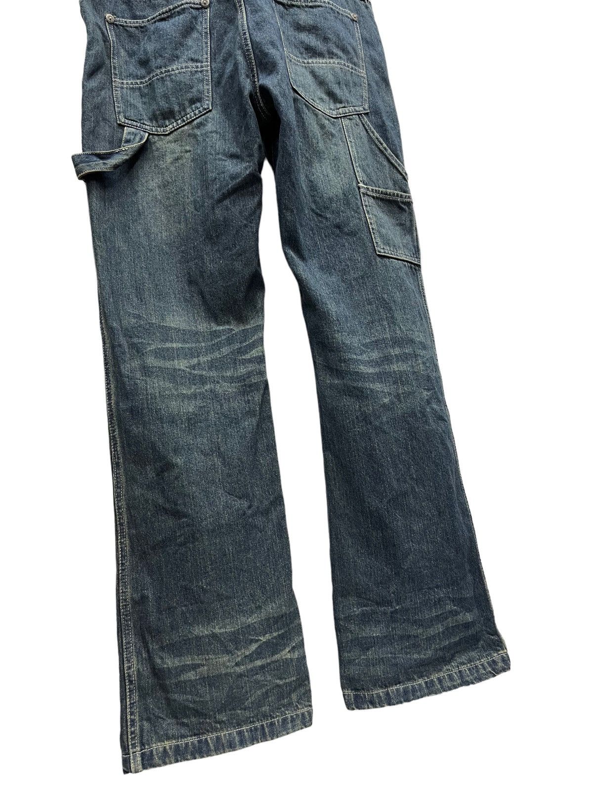 Vanson Leathers 🔥VANSON Bikers Carpenter Flare Slim Fit Denim Coverall Size US 31 - 6 Thumbnail