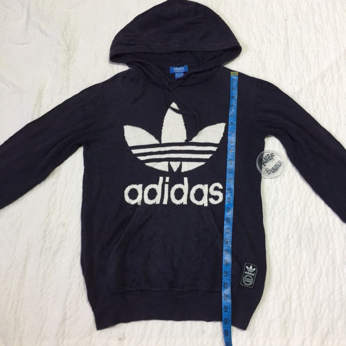 Adidas Rare‼️Big logo Adidas sweatshirt hoodie Size US S / EU 44-46 / 1 - 16 Thumbnail