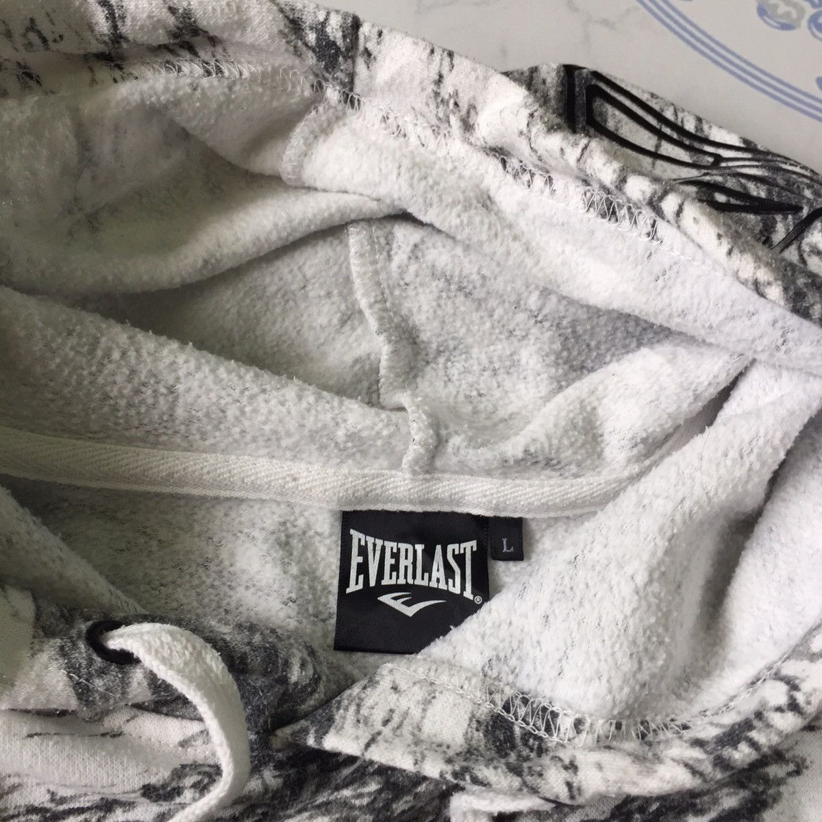 Everlast Everlast hoodie big logo spell out abstract design Size US L / EU 52-54 / 3 - 9 Thumbnail