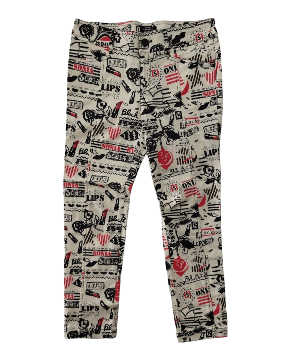 Sonia Rykiel Vintage Sonia Rykiel Over Print Pants Size 32" / US 10 / IT 46 - 1 Thumbnail