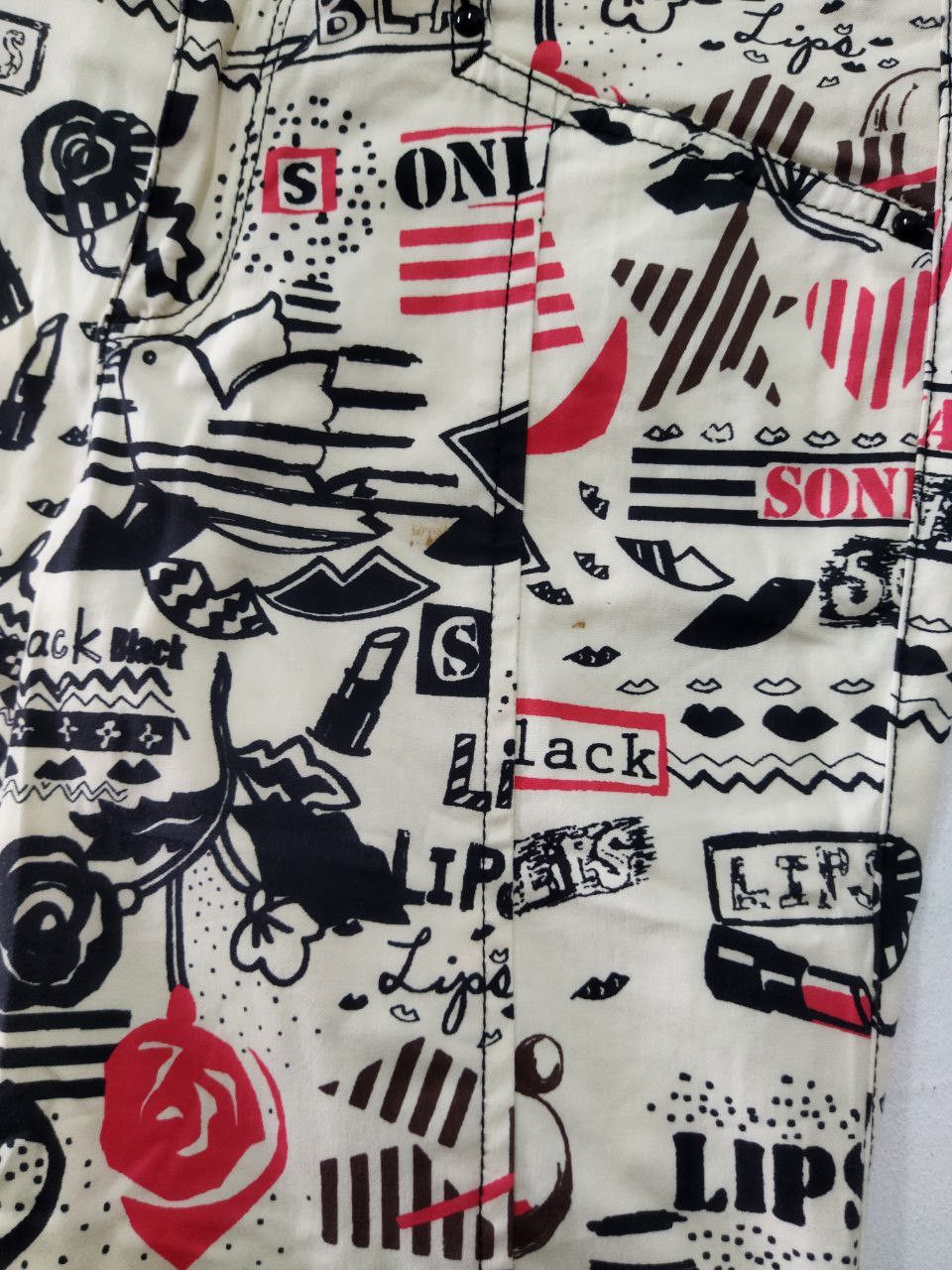 Sonia Rykiel Vintage Sonia Rykiel Over Print Pants Size 32" / US 10 / IT 46 - 7 Thumbnail