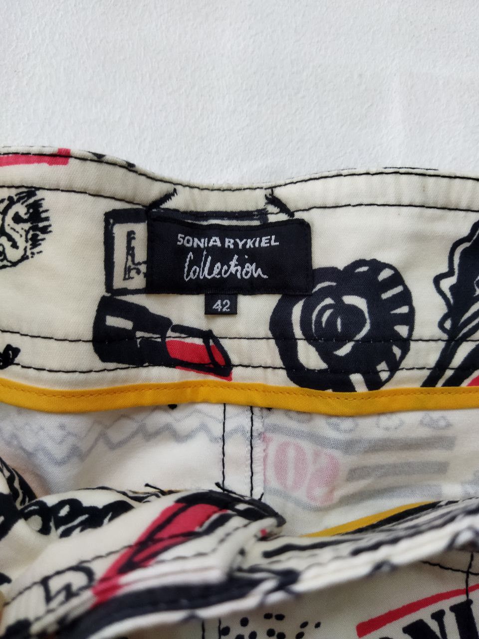 Sonia Rykiel Vintage Sonia Rykiel Over Print Pants Size 32" / US 10 / IT 46 - 9 Thumbnail