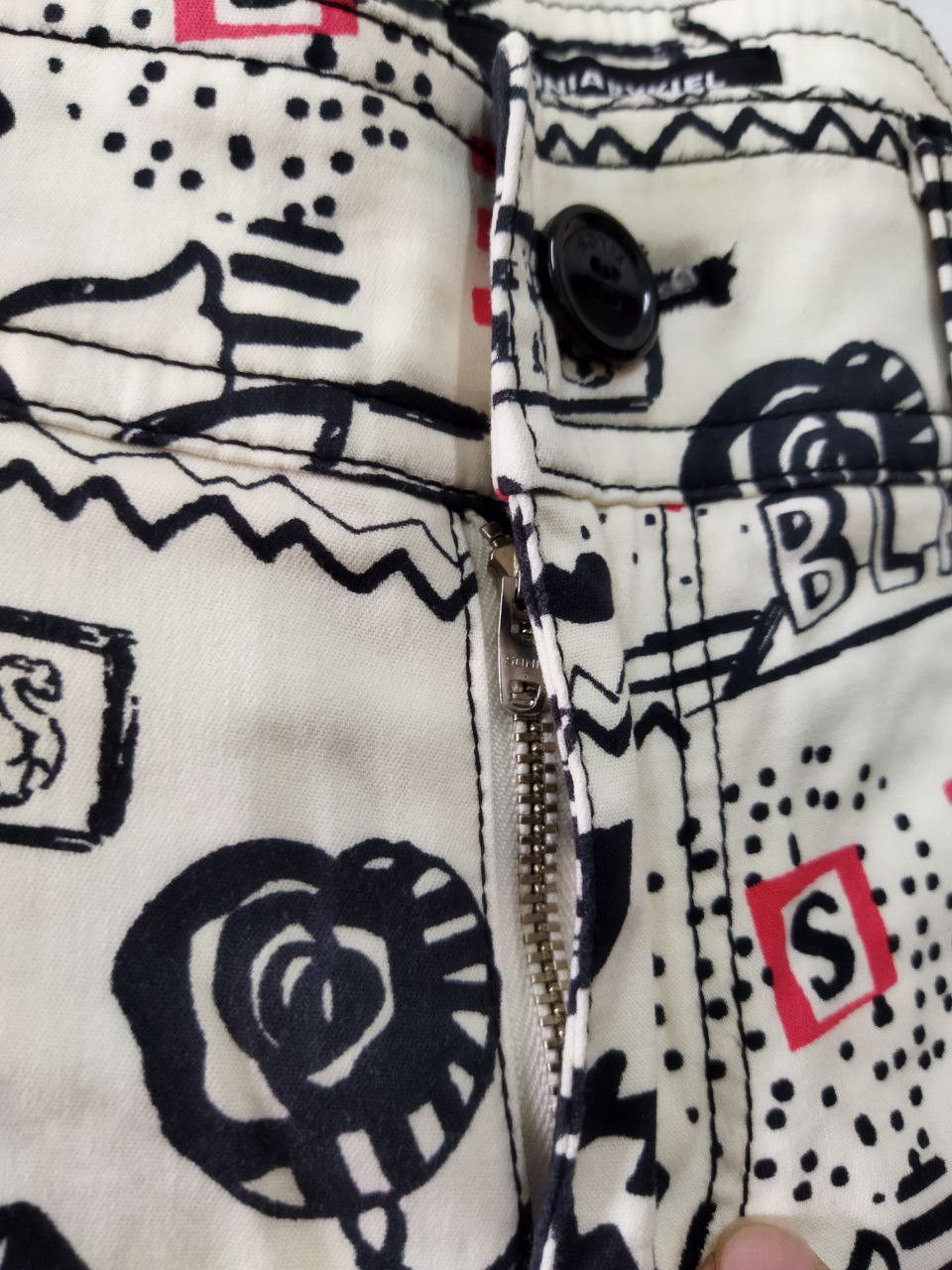 Sonia Rykiel Vintage Sonia Rykiel Over Print Pants Size 32" / US 10 / IT 46 - 8 Thumbnail