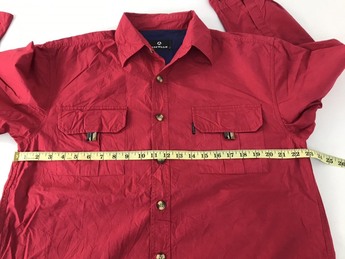 Airwalk × Vintage Airwalk Shirt Button Up Plain Single Pocket Classic Design Size US L / EU 52-54 / 3 - 9 Thumbnail