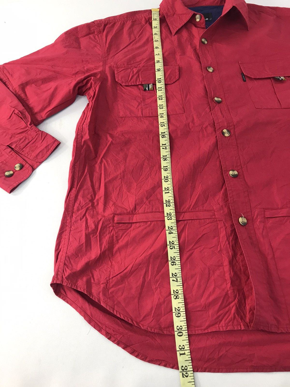 Airwalk × Vintage Airwalk Shirt Button Up Plain Single Pocket Classic Design Size US L / EU 52-54 / 3 - 10 Thumbnail